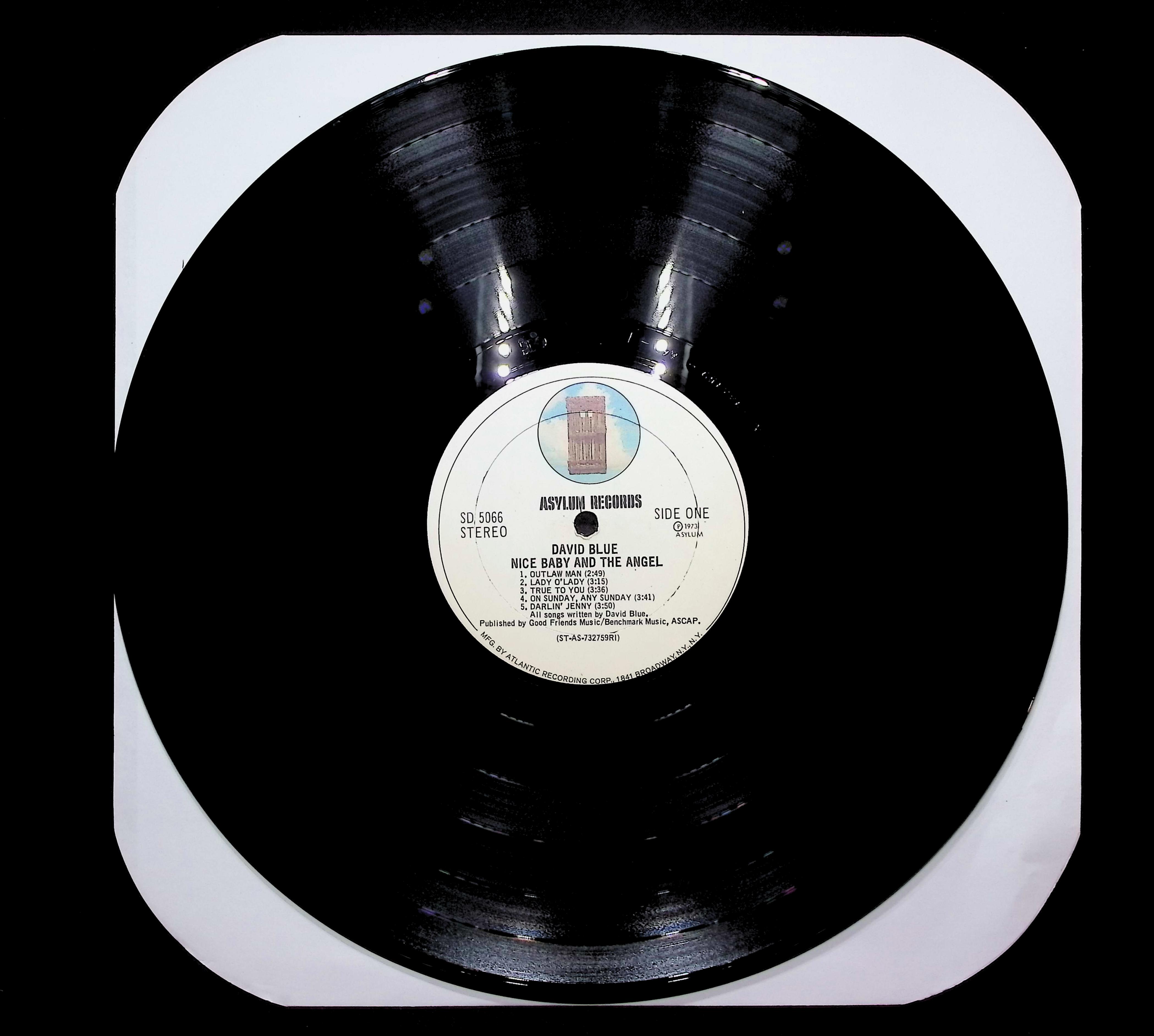 David Blue Nice Baby And The Angel 1973 LP Rock Side One & Two
