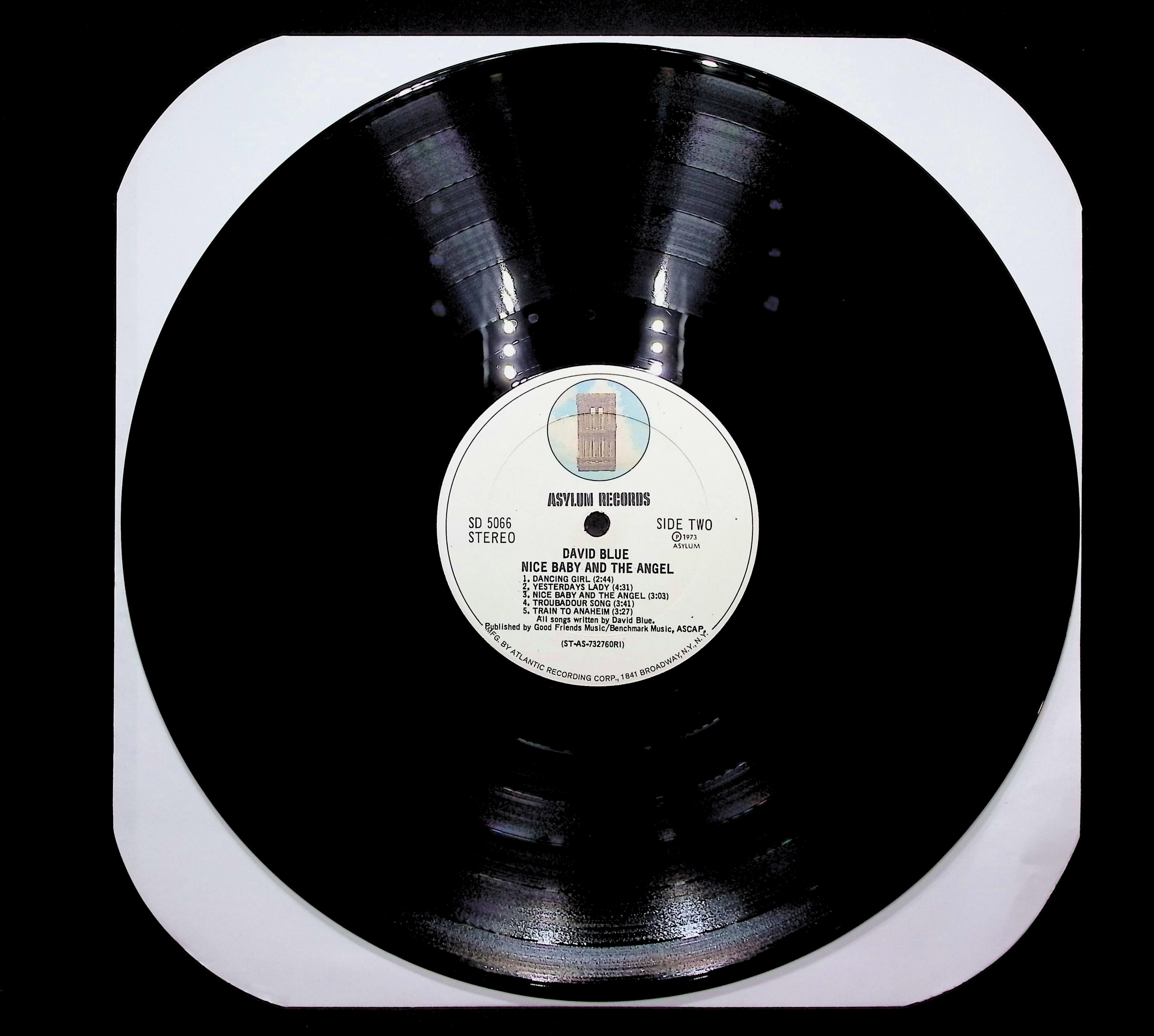 David Blue Nice Baby And The Angel 1973 LP Rock Side One & Two  — image 3