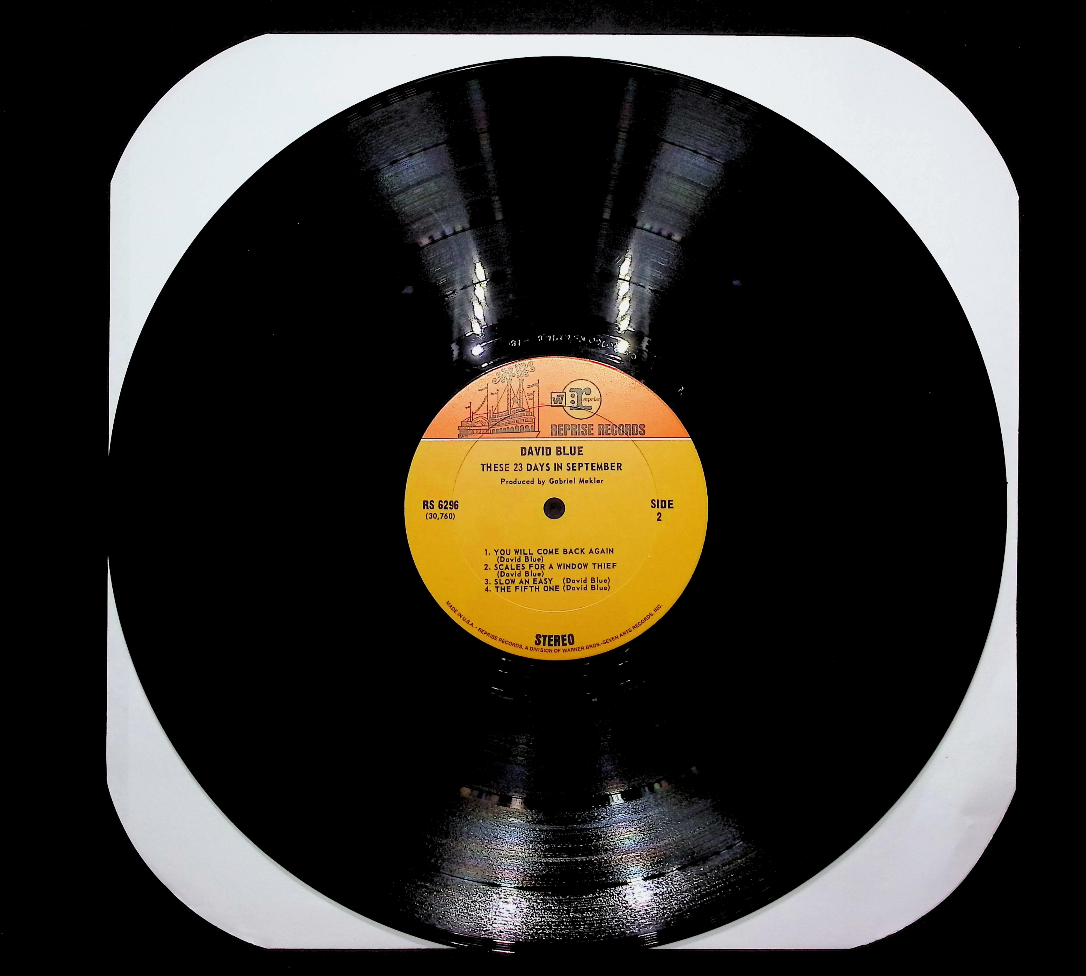 David Blue These 23 Days In September 1968 LP Rock Side 1 & 2  — image 3