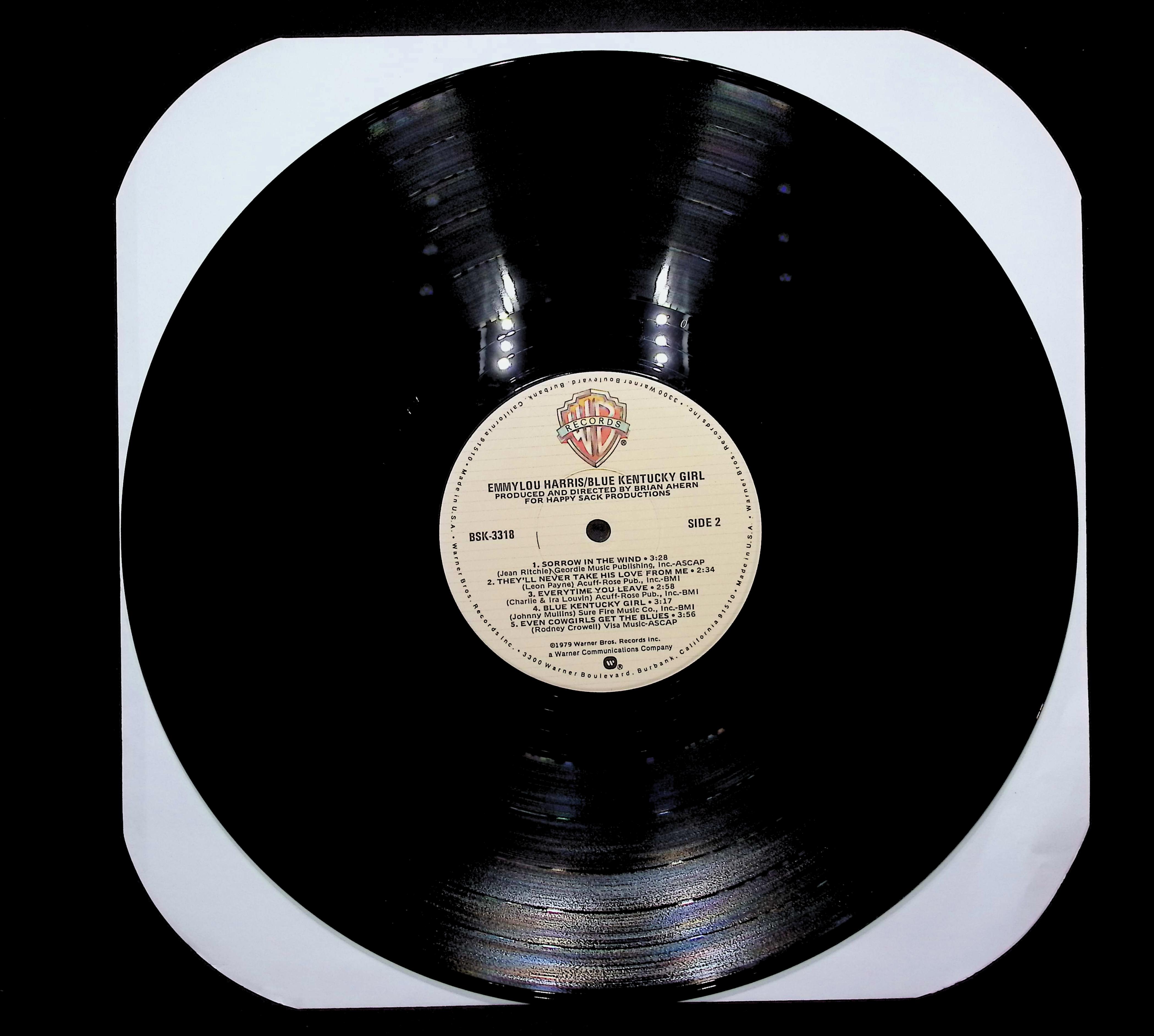 Emmylou Harris Blue Kentucky Girl 1979 LP Rock Side 1 & 2  — image 3