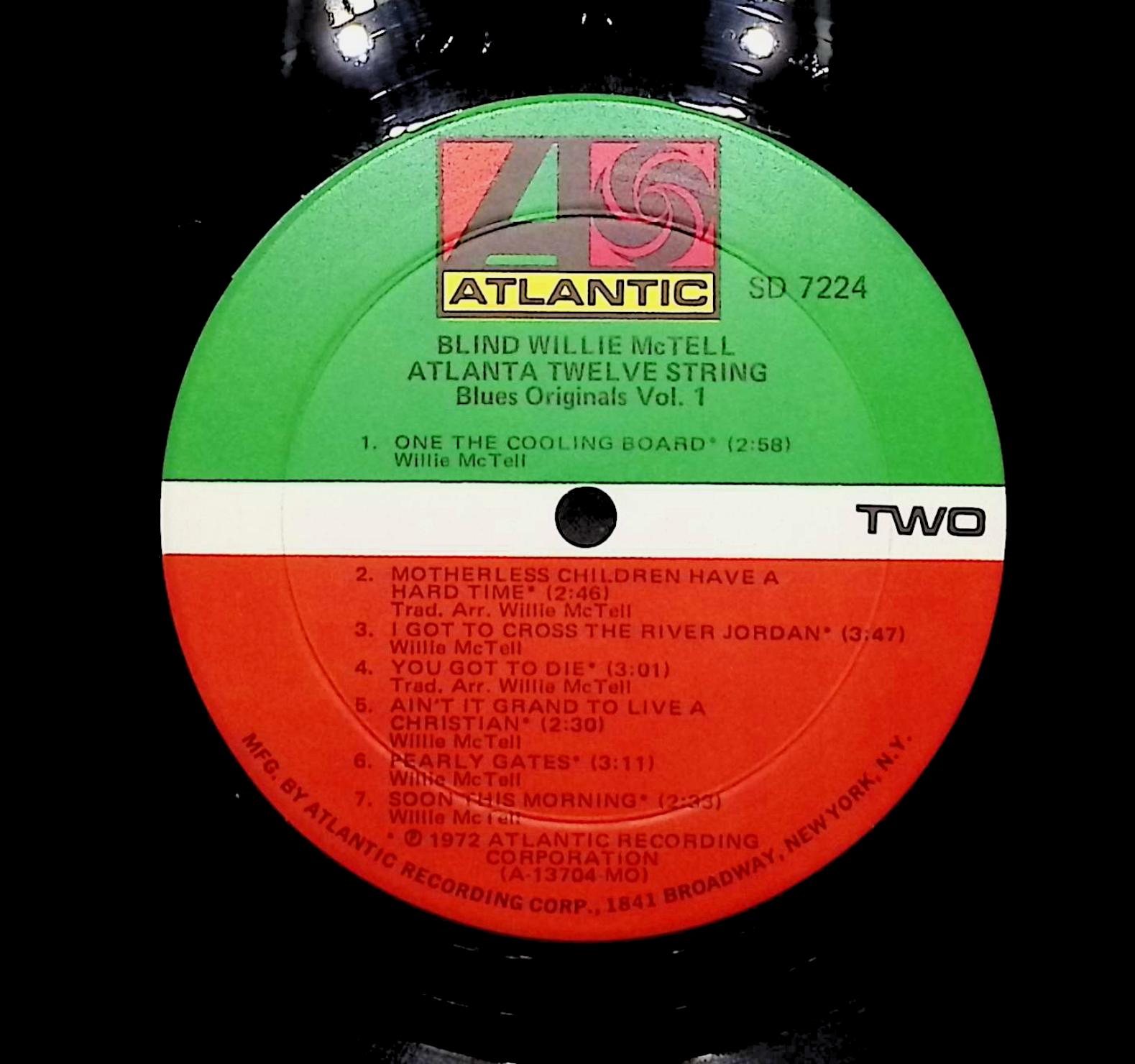 Blind Willie McTell Atlanta Twelve String 1972 LP Jazz Side One & Two  — image 4