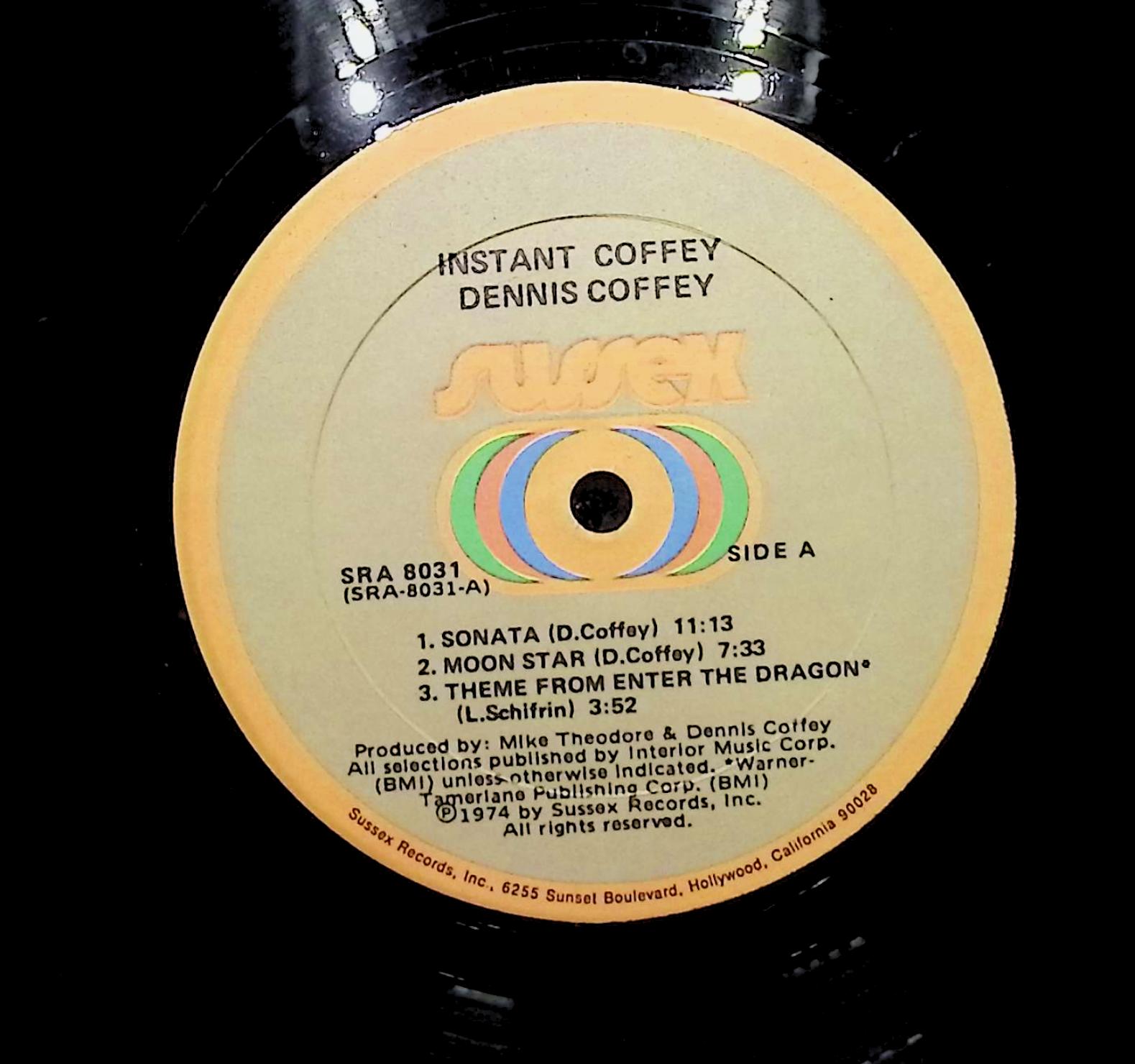 Dennis Coffey Instant Coffey 1974 LP Jazz Side A & B  — image 4