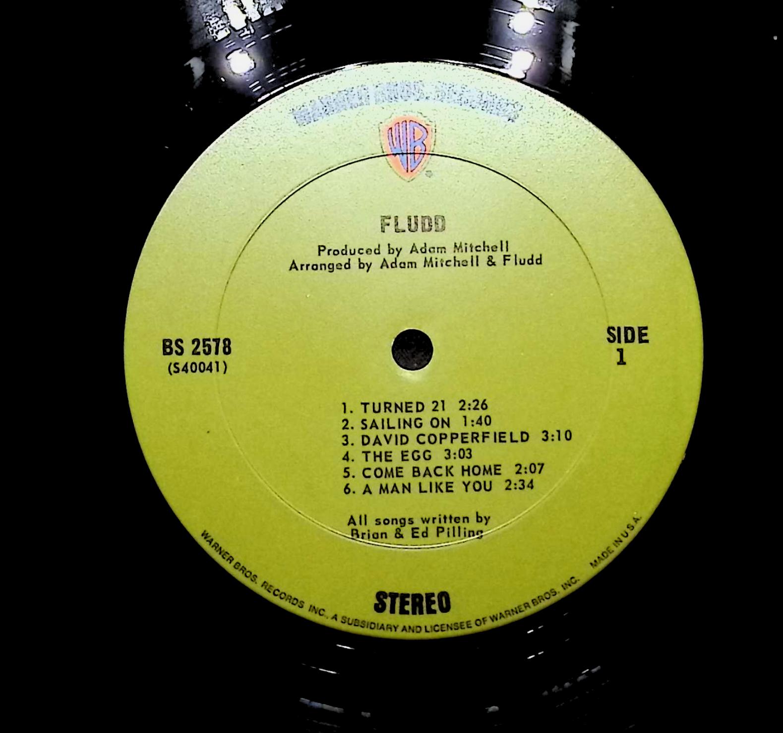 Fludd 1971 LP Rock Side 1 & 2  — image 2