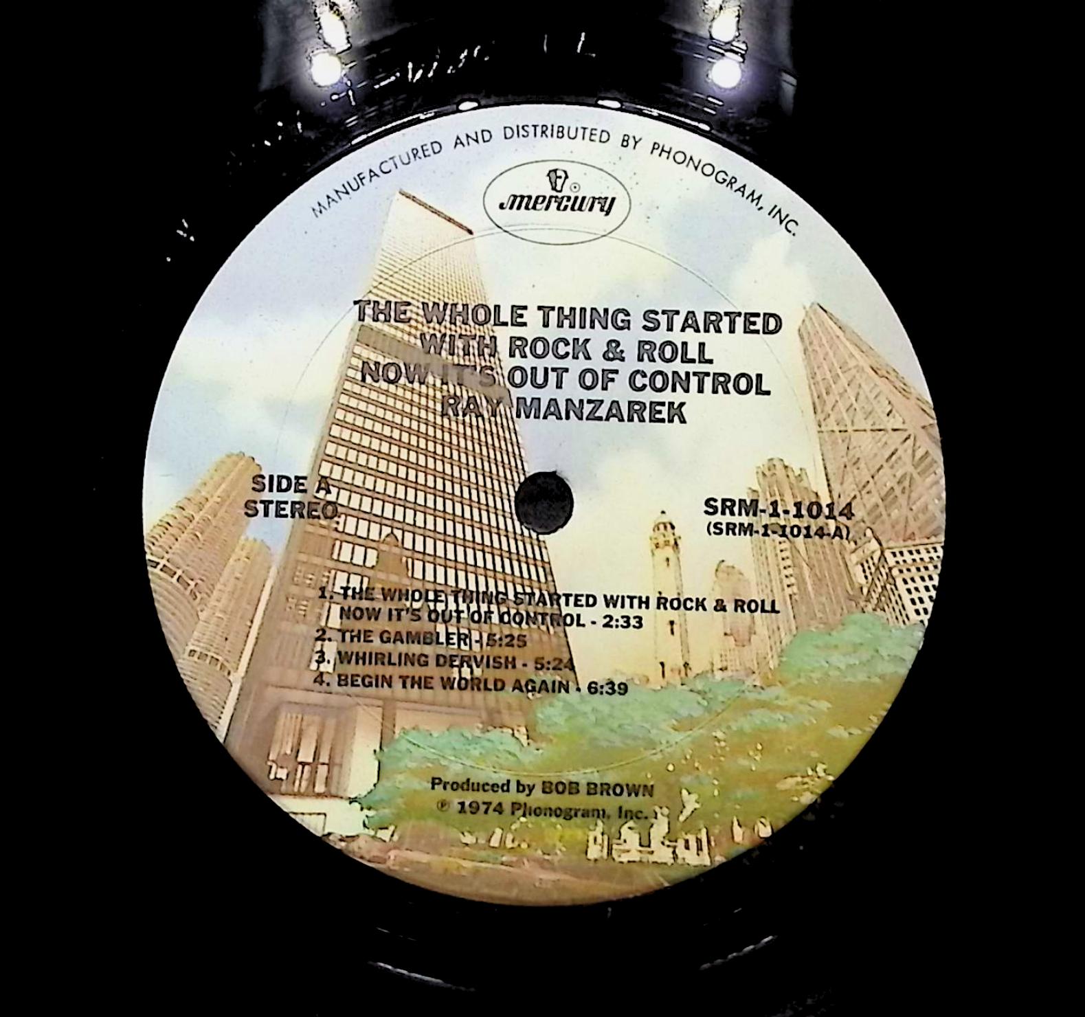 Ray Manzarek The Whole Thing Started With Rock & Roll Now It's Out Of Control LP — image 2