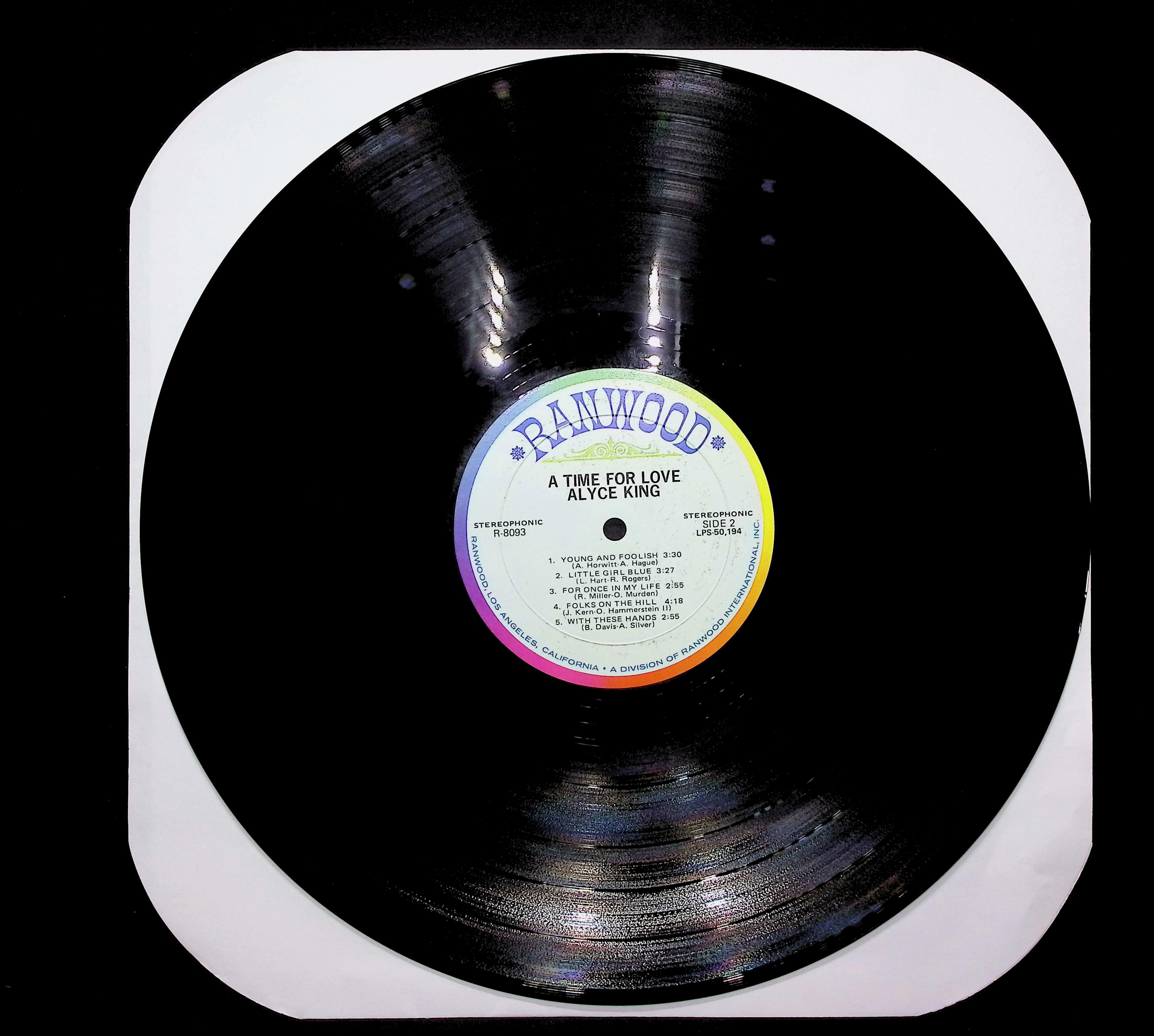 Alyce King A Time For Love 1972 LP Jazz Side 1 & 2 — image 3