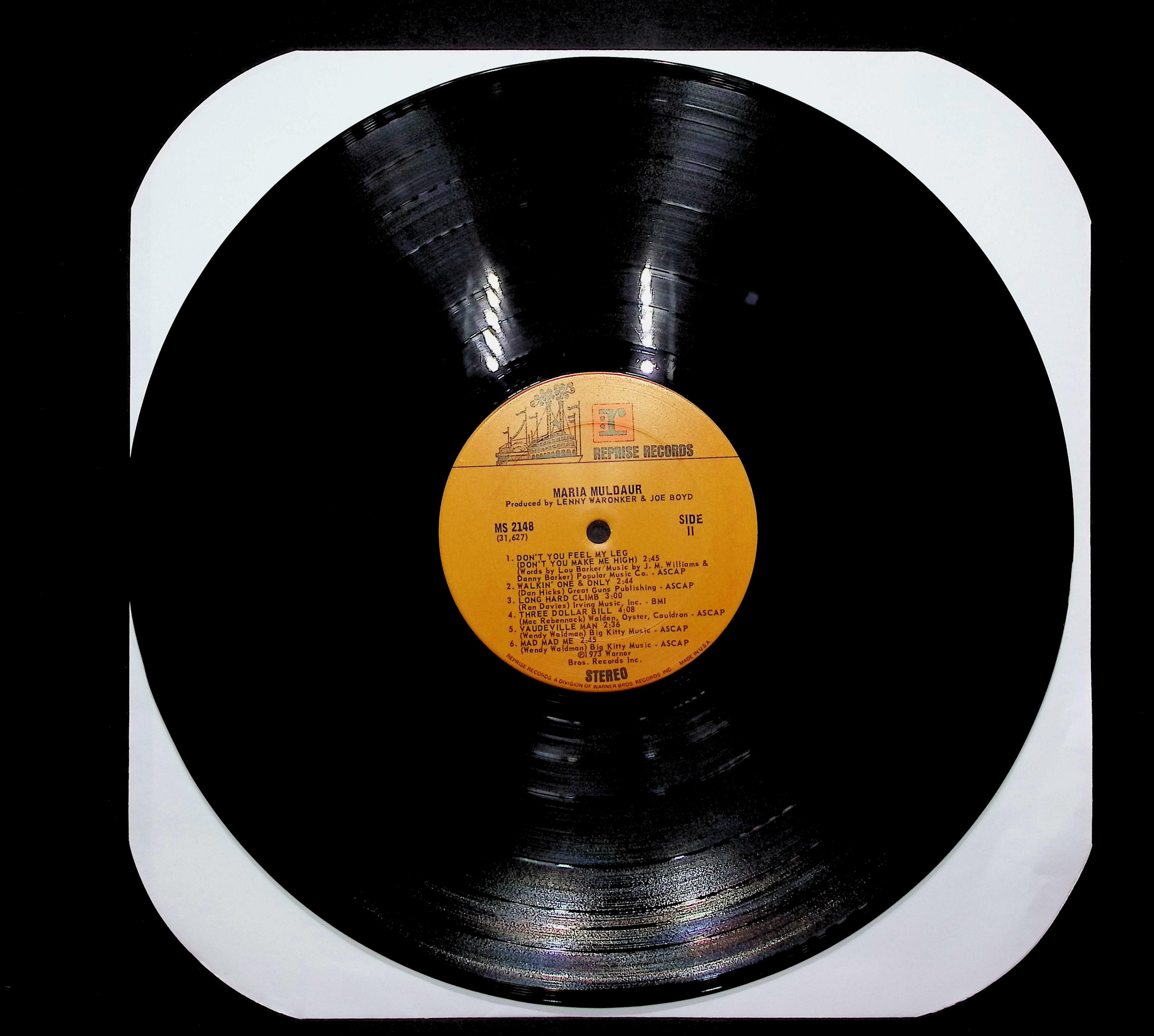Maria Muldaur 1976 LP Rock Side I & II