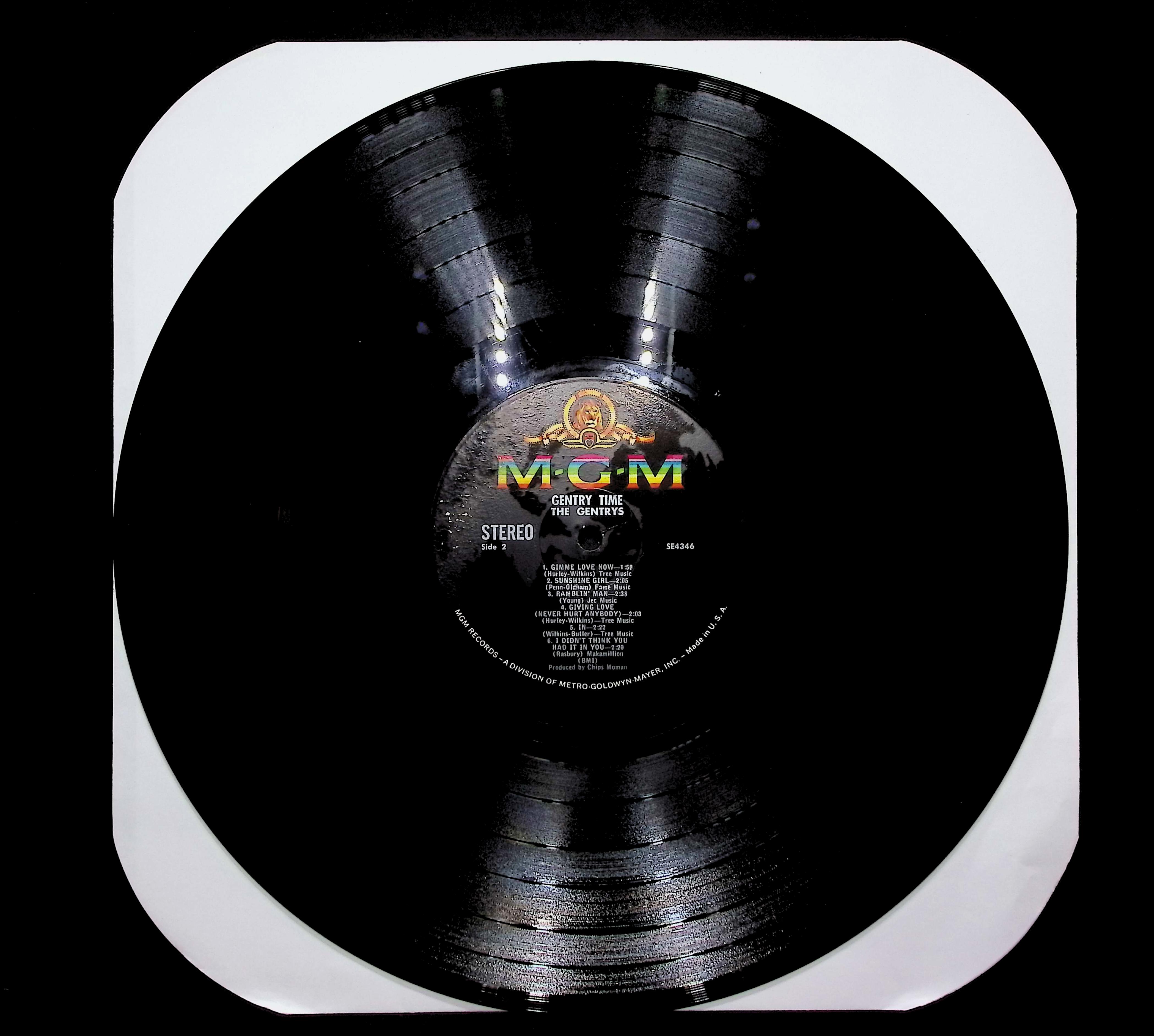 The Gentrys Gentry Time 1966 LP Rock Side 1 & 2  — image 3