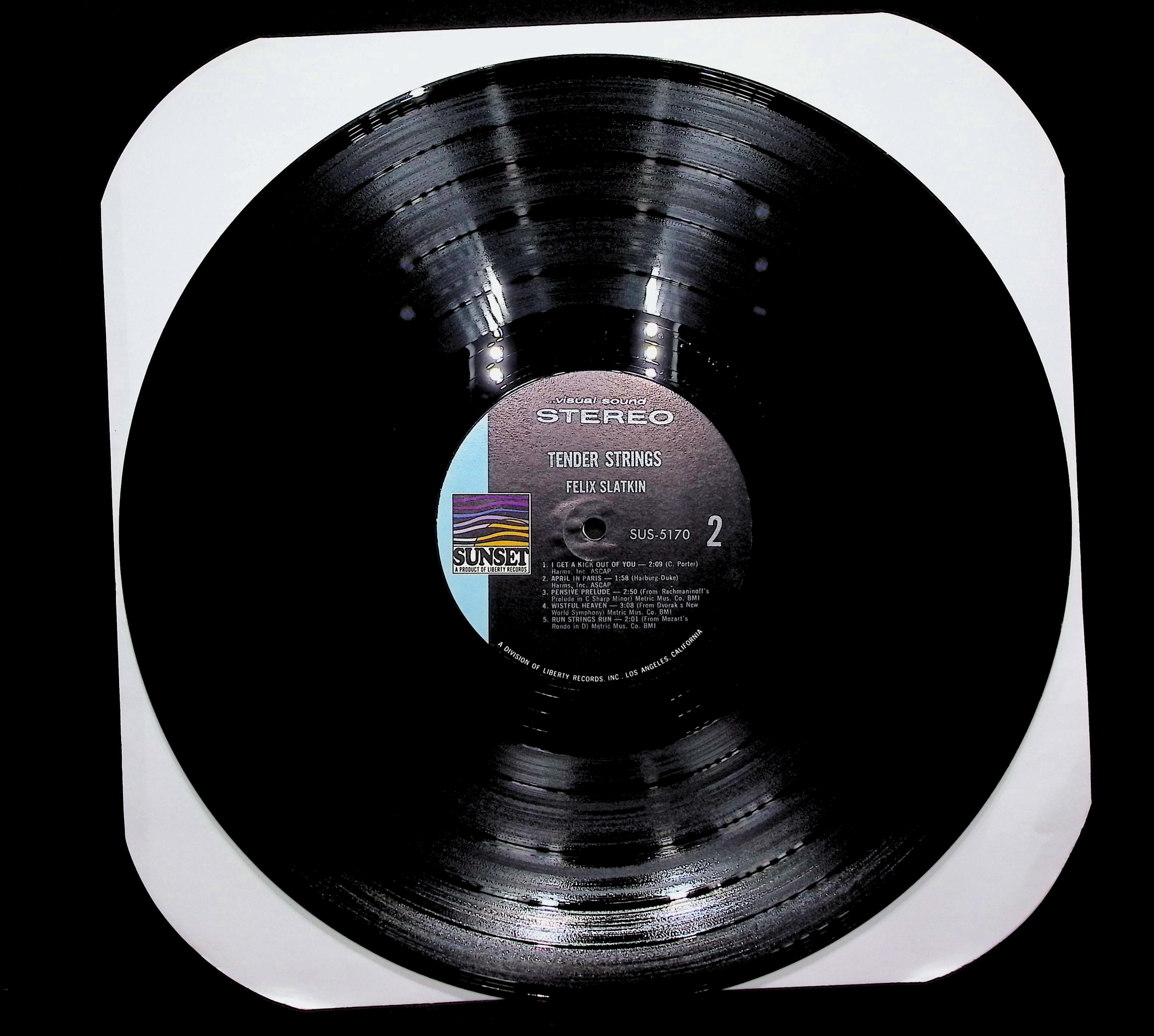 Felix Slatkin Tender Strings LP Jazz Side 1 & 2