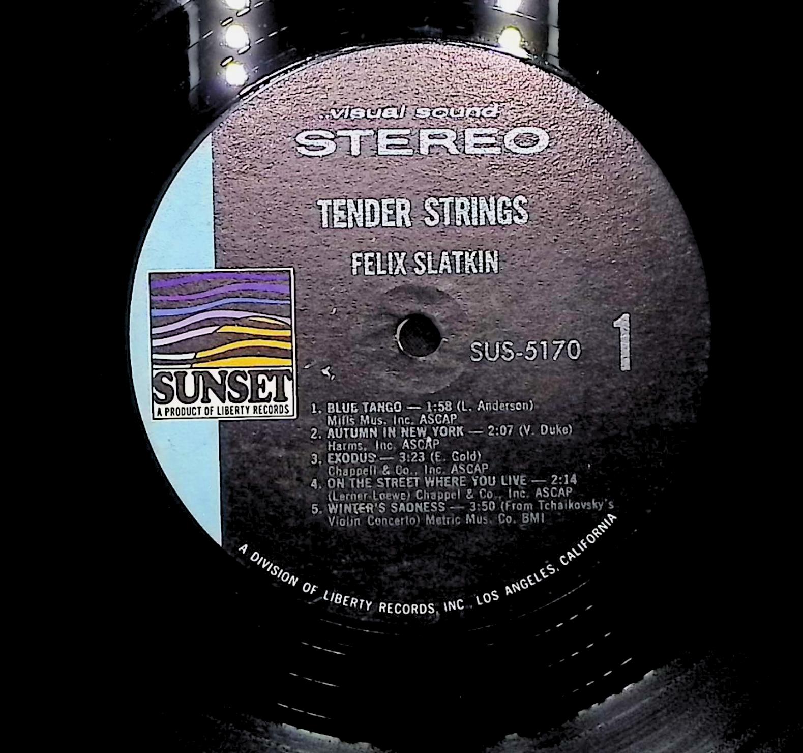 Felix Slatkin Tender Strings LP Jazz Side 1 & 2 — image 4