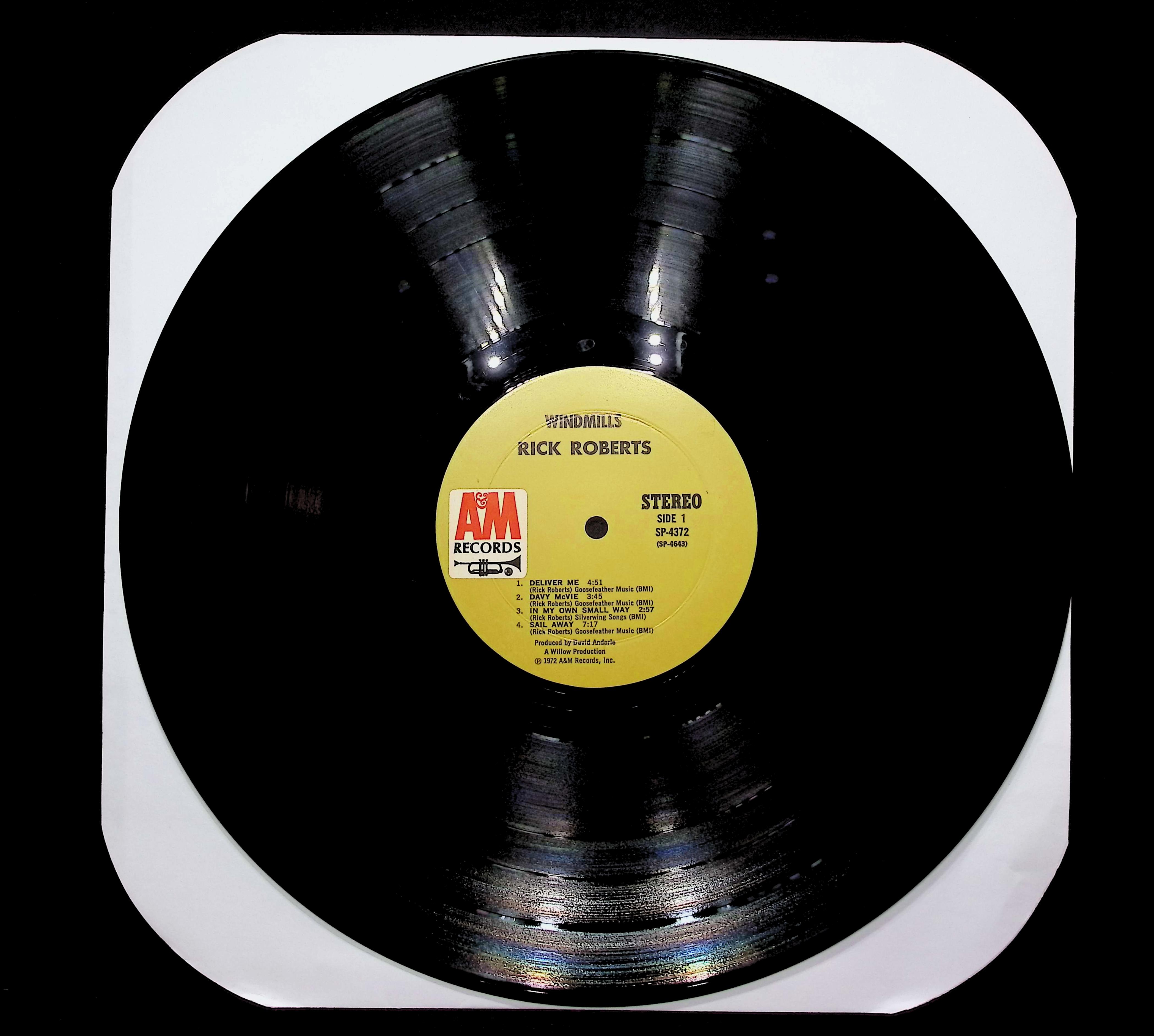 Rick Roberts Windmills 1973 LP Rock Side 1 & Side 2 — image 3