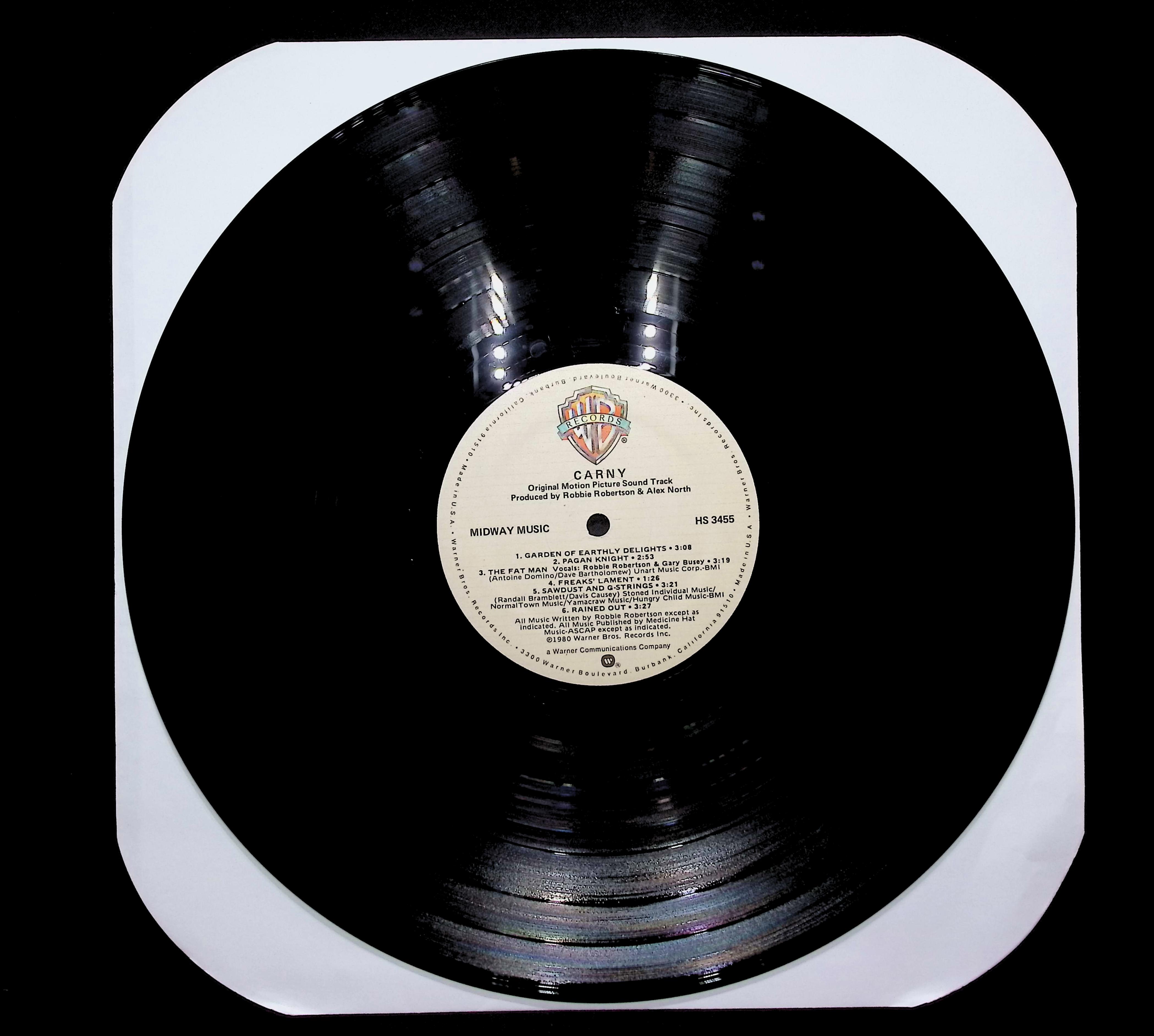 Various Artists Carny (Sound Track From The Motion Picture) 1980 LP Rock — image 3
