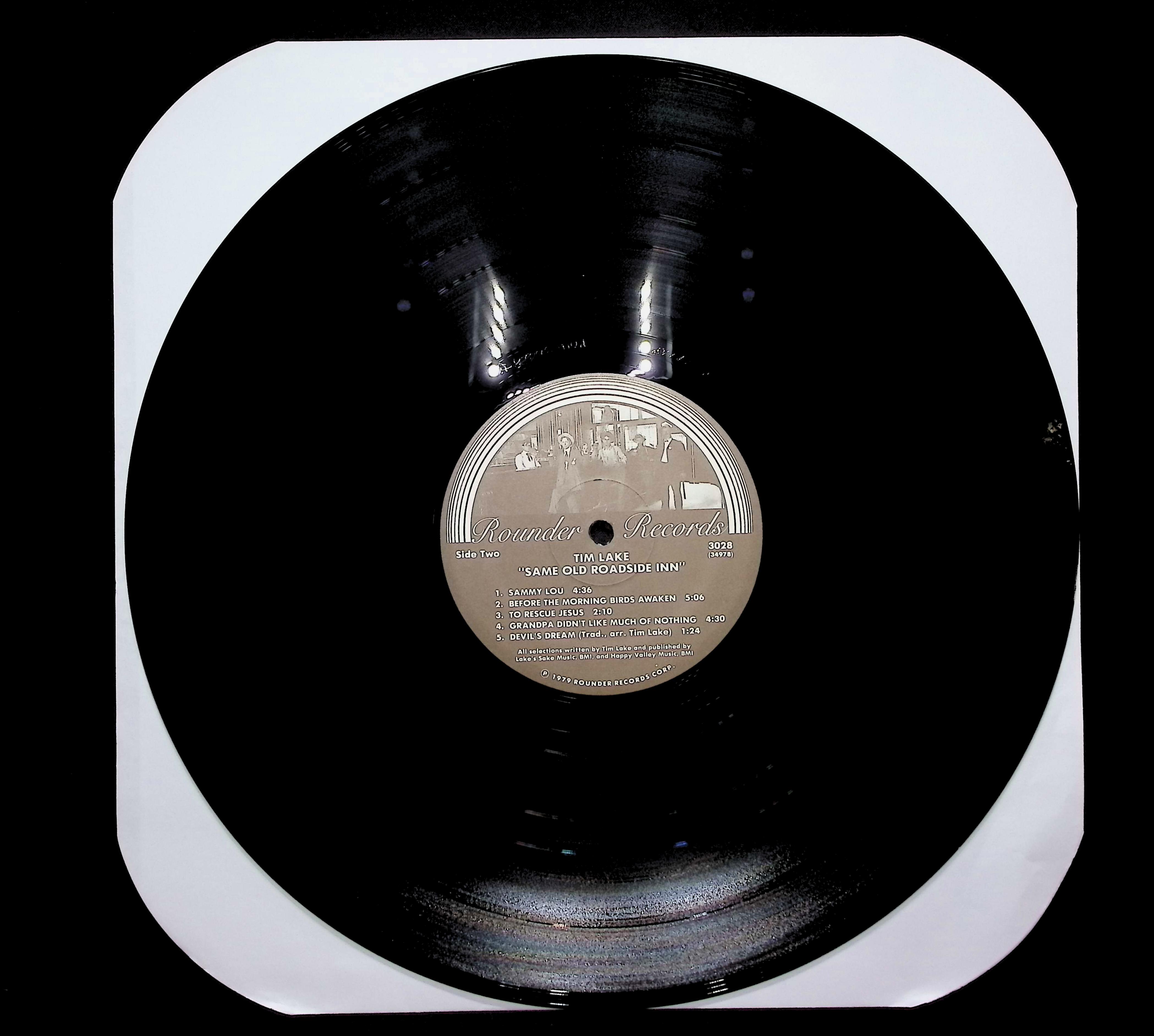 Tim Lake Same Old Roadside Inn 1979 LP Rock Side One & Two — image 3
