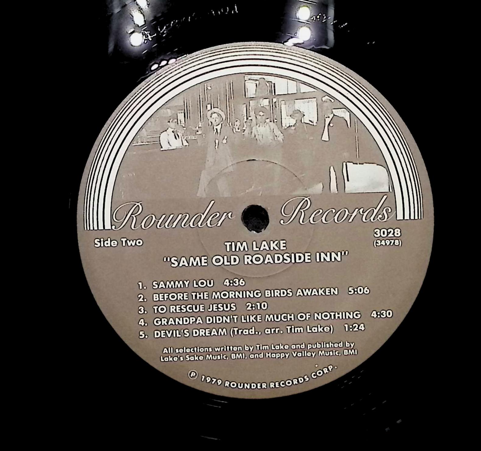 Tim Lake Same Old Roadside Inn 1979 LP Rock Side One & Two — image 4