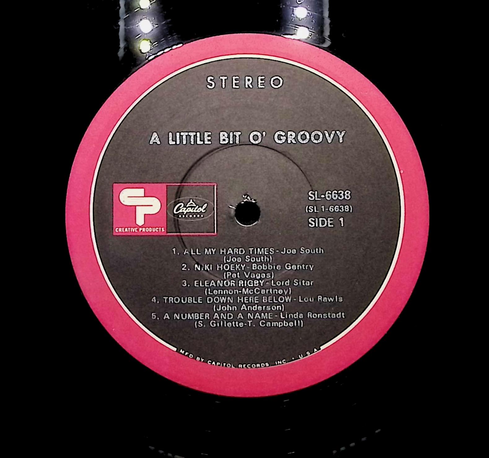 Various Artists A Little Bit O' Groovy LP Rock Side 1 & Side 2  — image 2