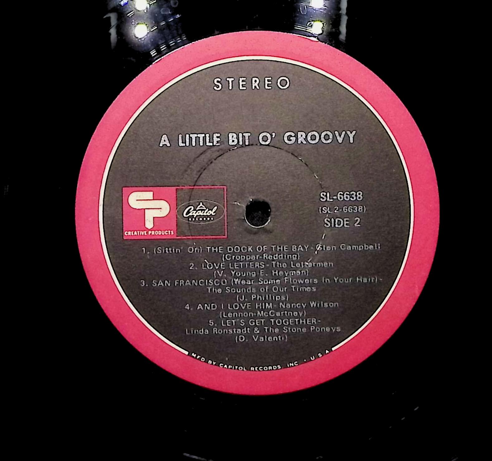 Various Artists A Little Bit O' Groovy LP Rock Side 1 & Side 2  — image 4