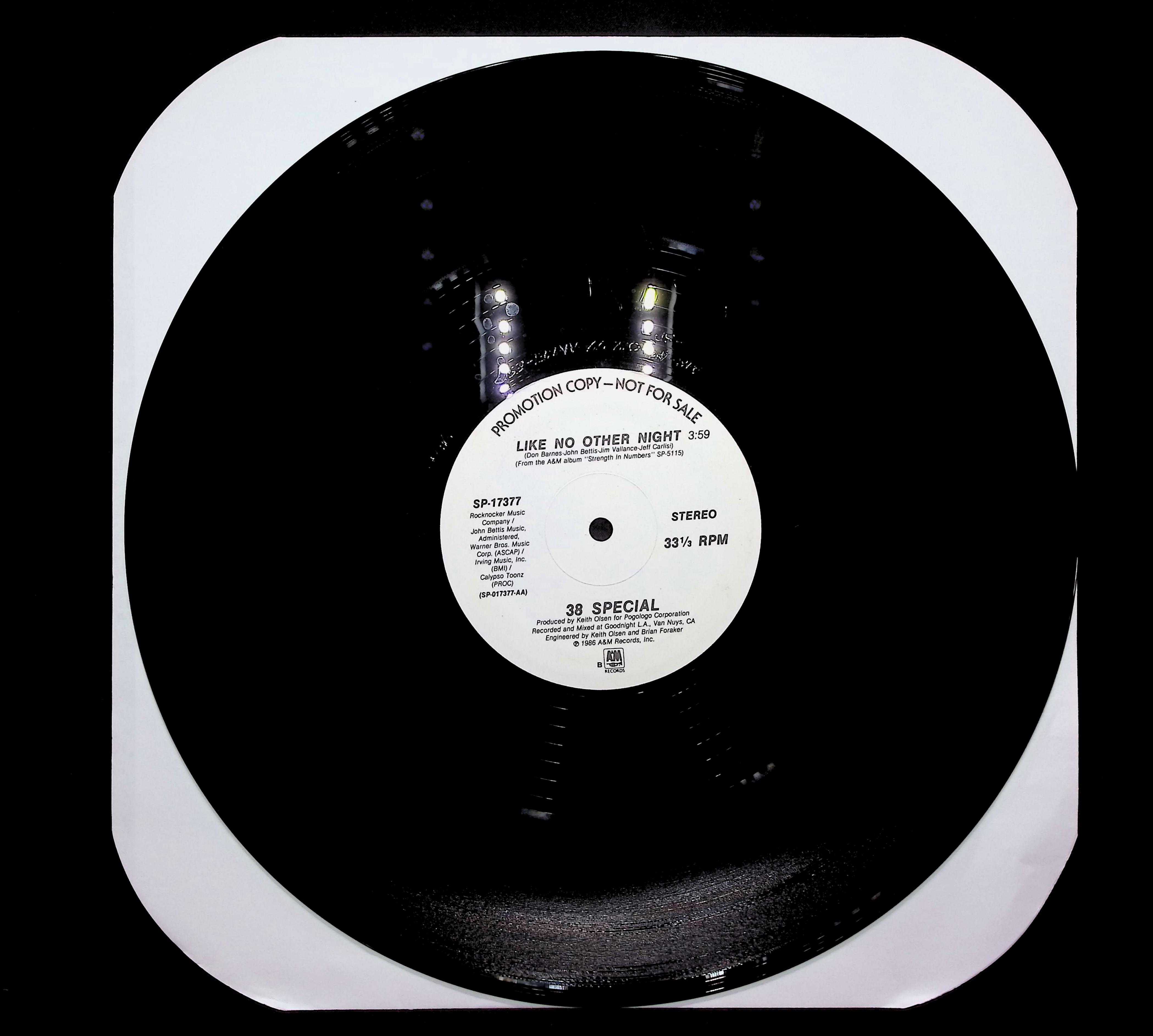 38 Special Like No Other Night 1986 LP Rock Side A & B  — image 3