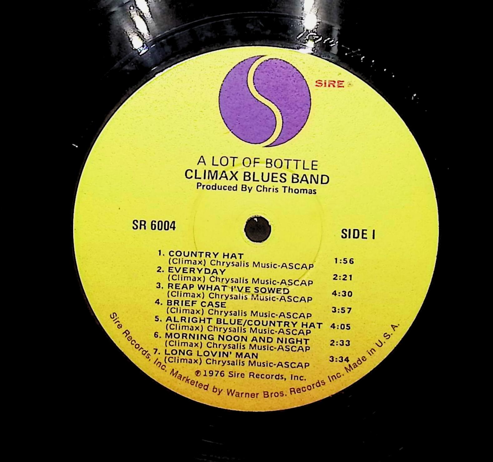 Climax Blues Band A Lot Of Bottle 1976 LP Rock Side I & II  — image 4