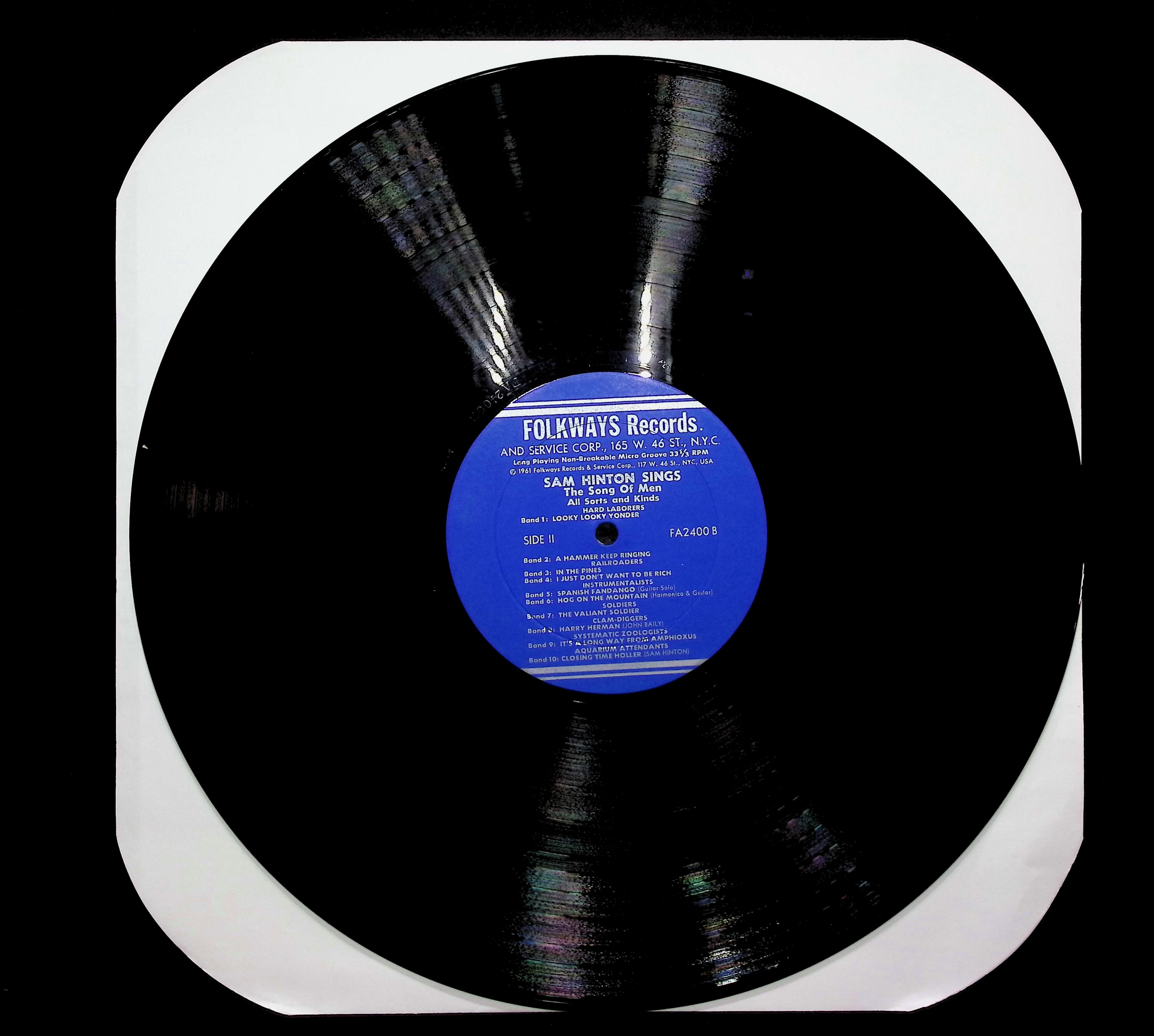 Sam Hinton Sings The Song Of Men 1961 LP Folk, World, & Country — image 3