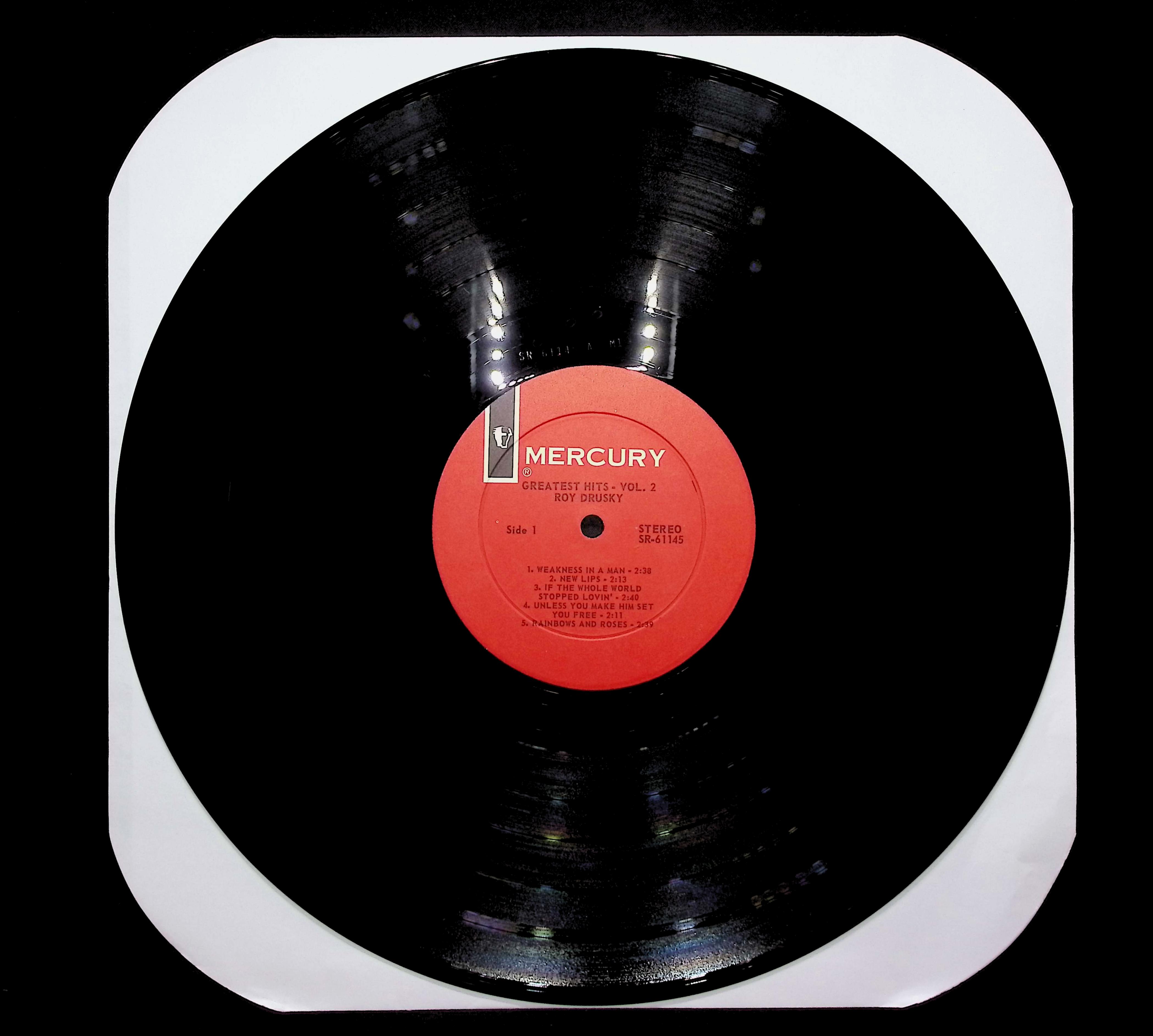 Roy Drusky Greatest Hits Vol 2 LP Folk, World, & Country Side 1 & 2