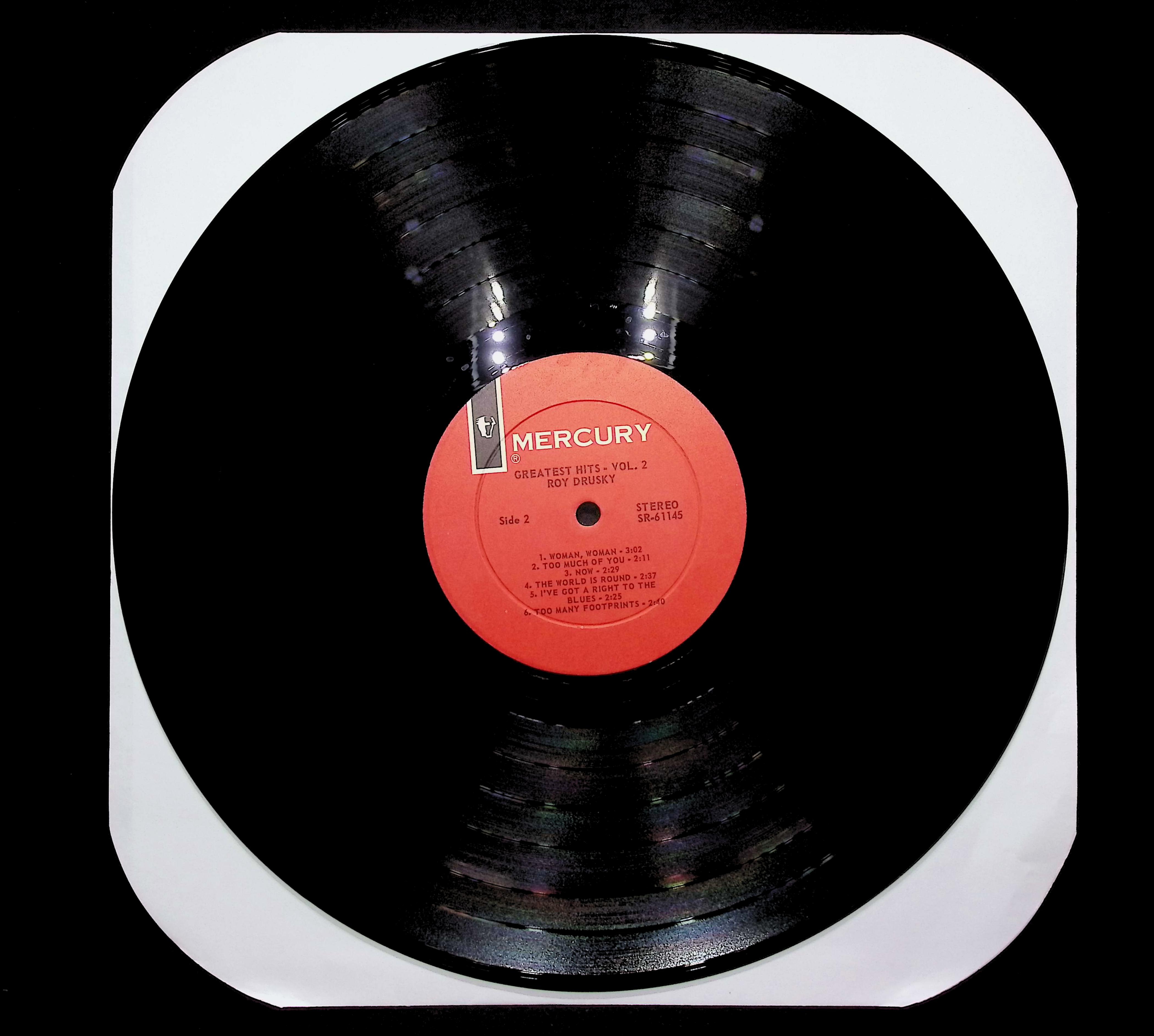Roy Drusky Greatest Hits Vol 2  LP Folk, World, & Country Side 1 & 2  — image 3