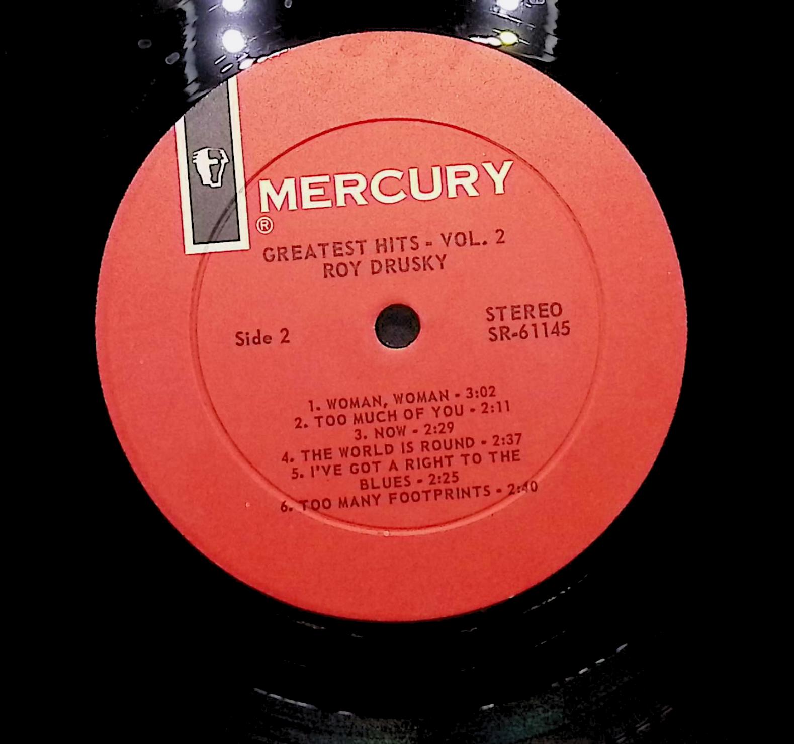 Roy Drusky Greatest Hits Vol 2  LP Folk, World, & Country Side 1 & 2  — image 4