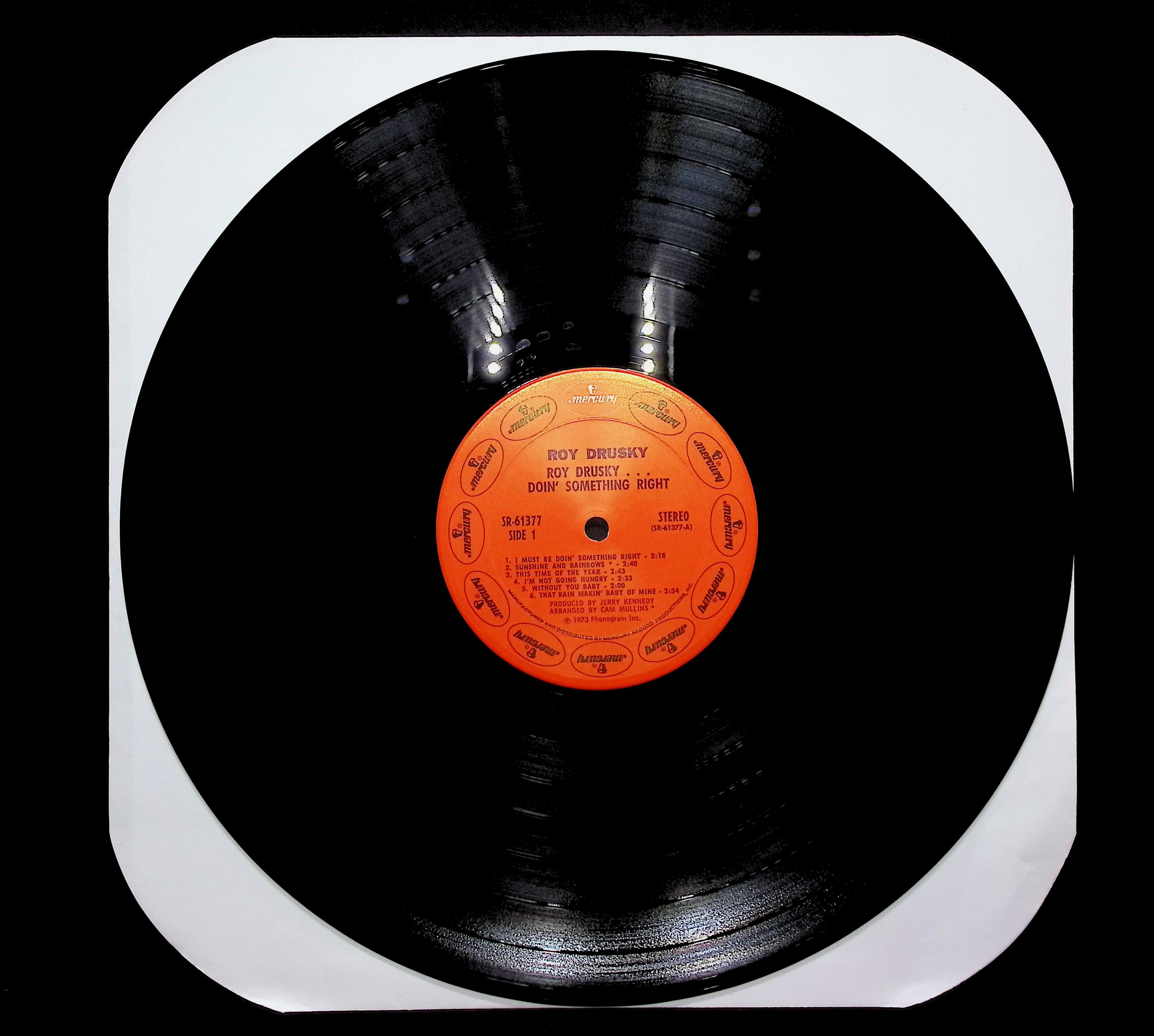Roy Drusky Roy Drusky... Doin' Something Right 1973 LP Folk, World, & Country