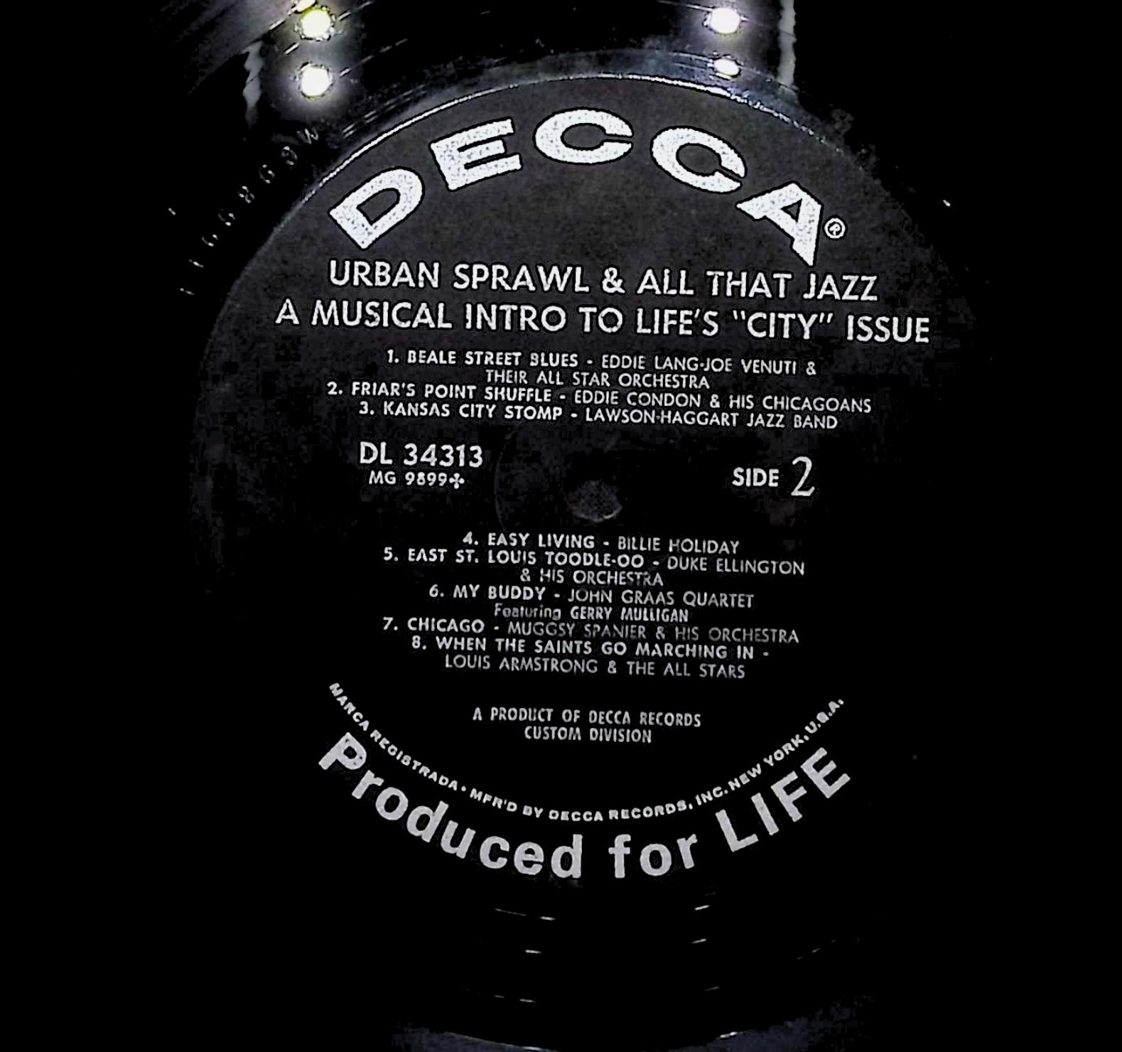 Various Urban Sprawl & All That Jazz 1965 LP Jazz Side 1 & 2  — image 2