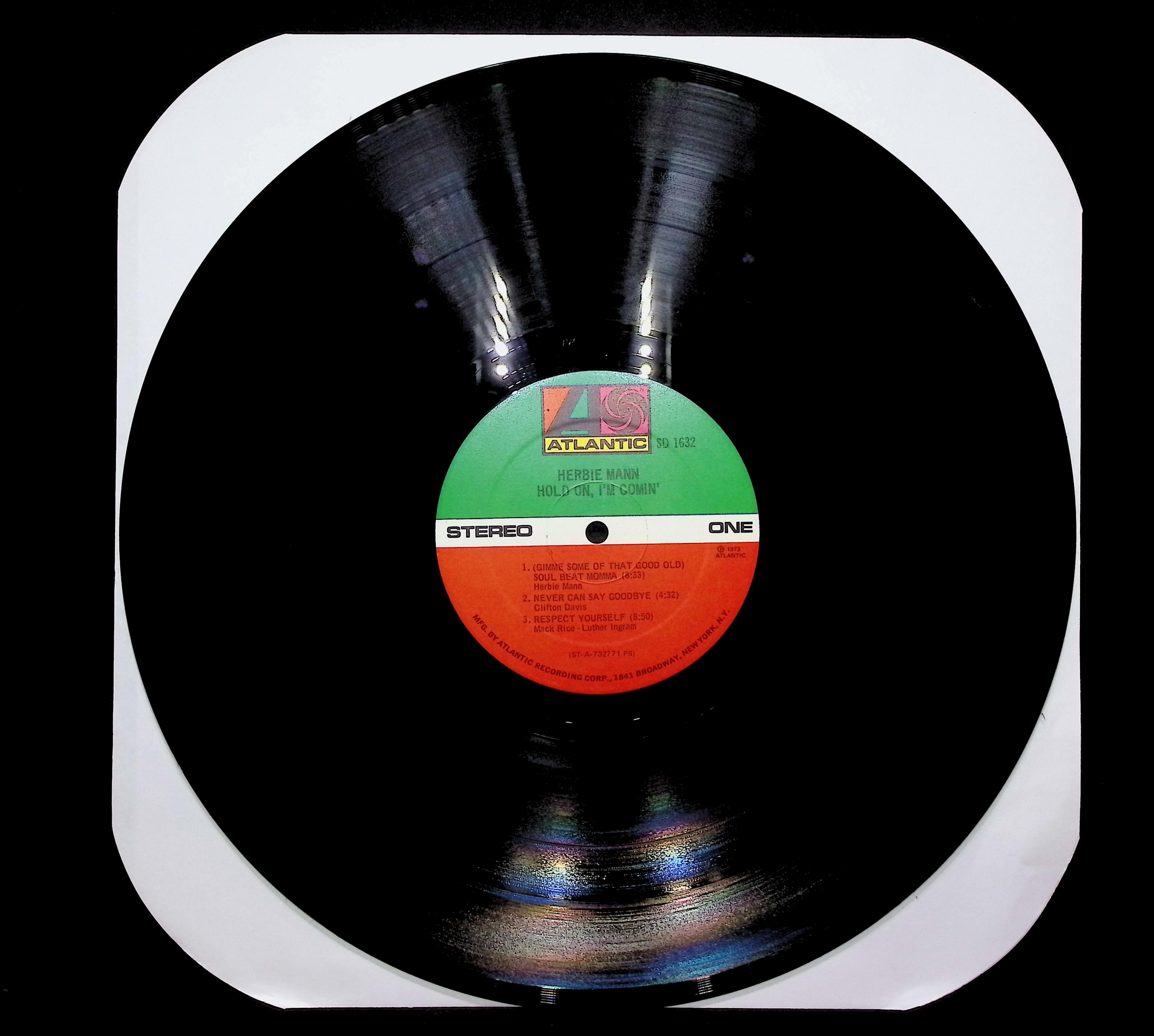 Herbie Mann Hold On, I'm Comin' 1973 LP Jazz Side One & Two  — image 3