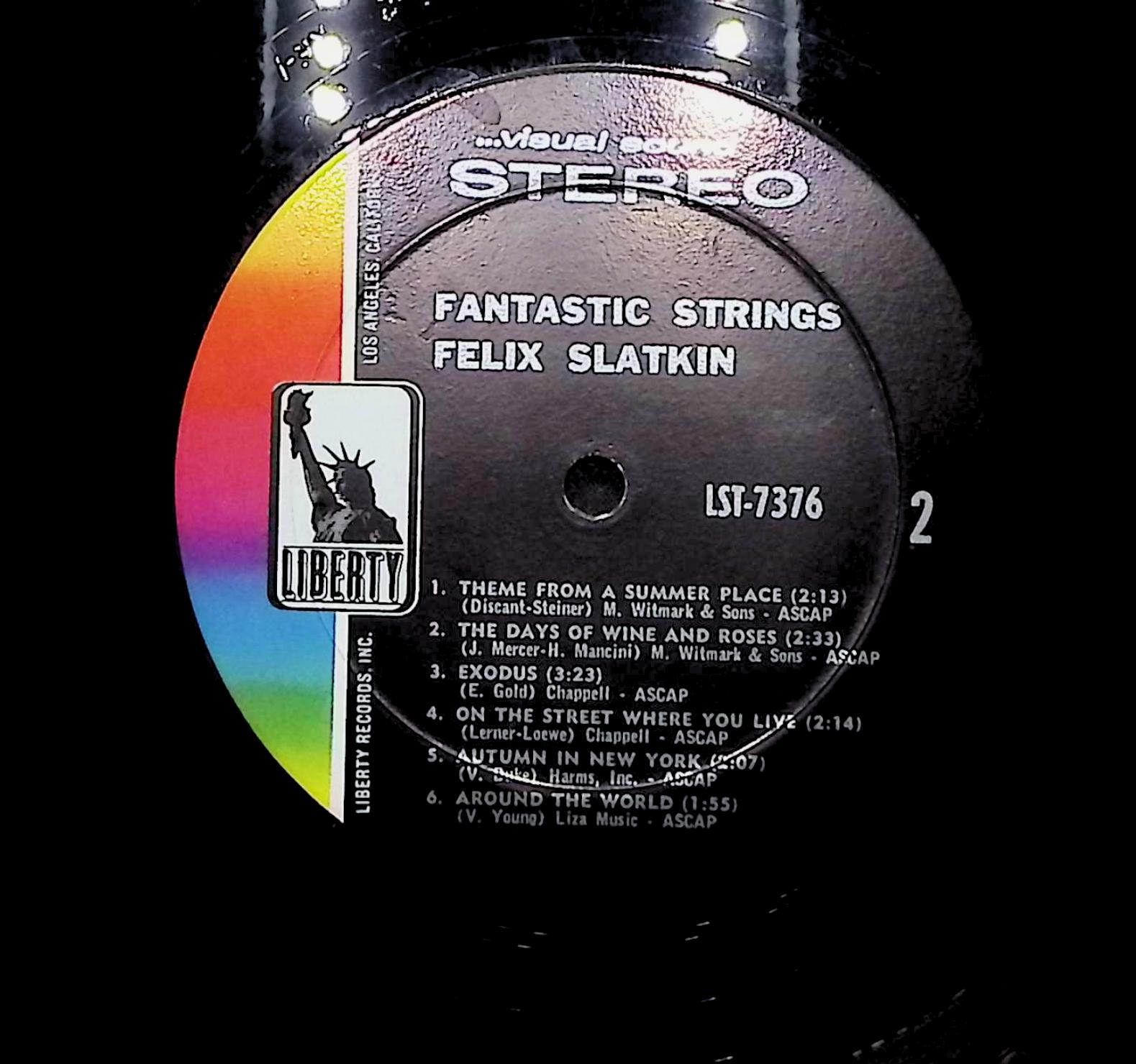 Felix Slatkin Fantastic Strings 1964 LP Jazz Side 1 & 2  — image 4