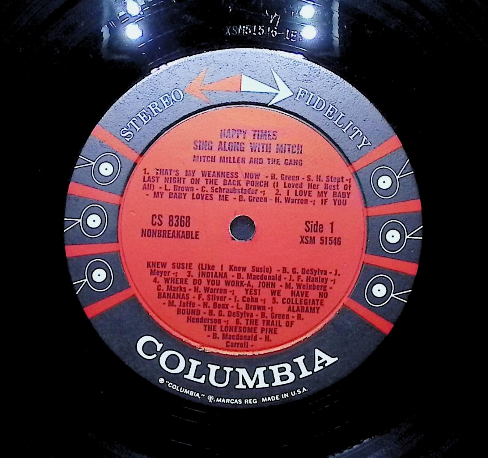 Mitch Miller And The Gang Happy Times!‒Sing Along With Mitch 1961 LP Pop  — image 4