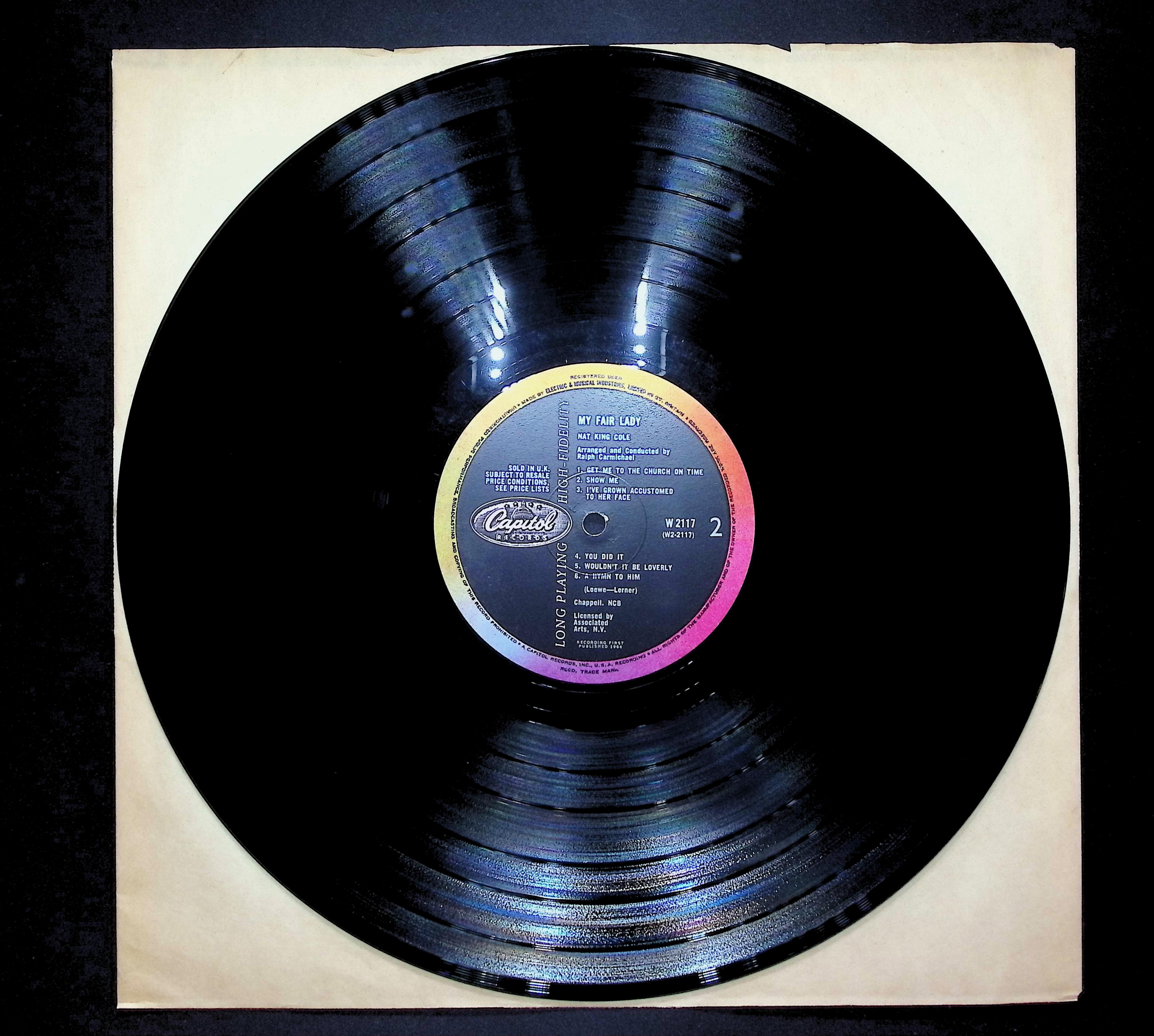 Nat King Cole Sings My Fair Lady 1964 LP Pop Sides 1 & 2