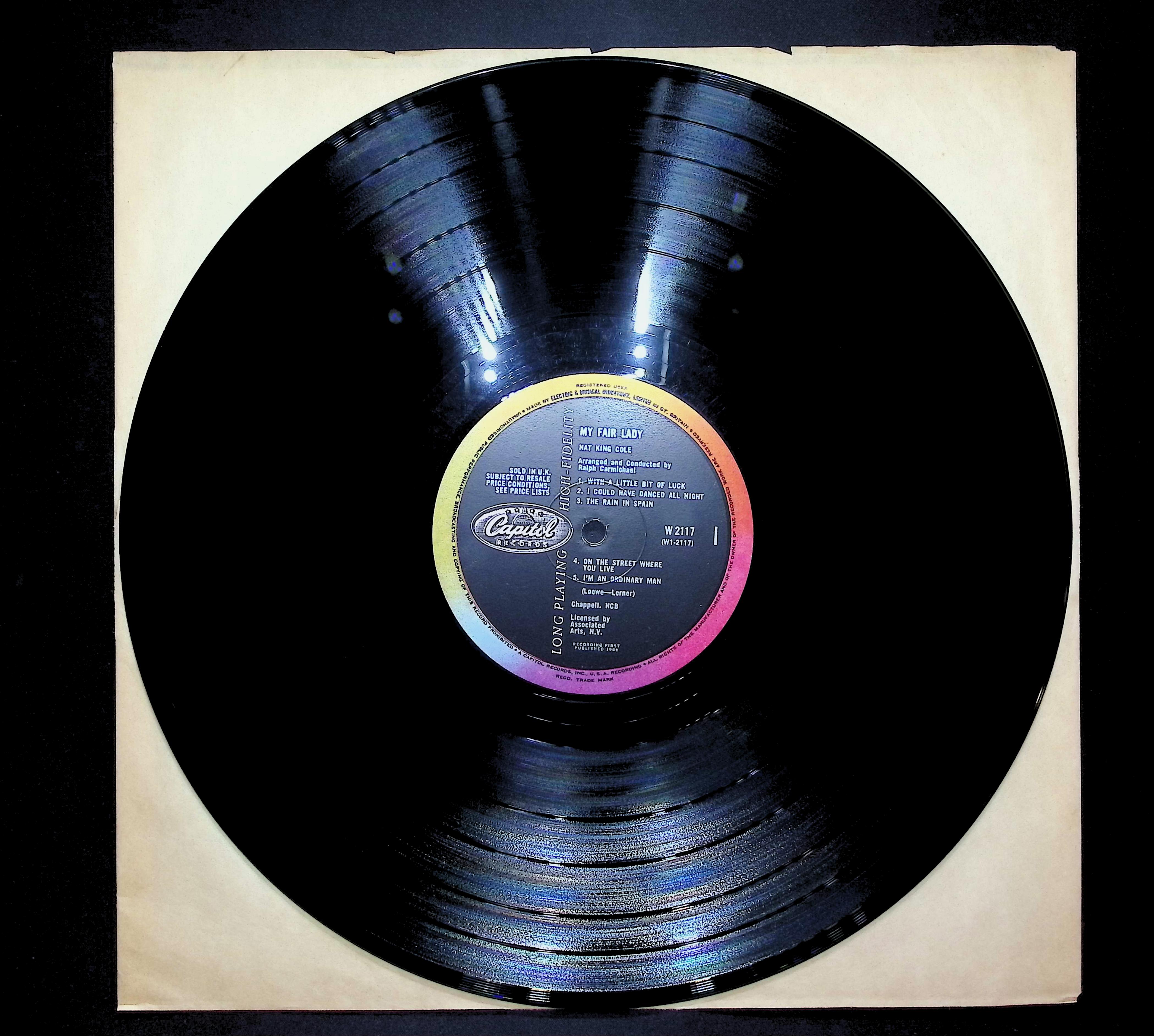 Nat King Cole Sings My Fair Lady 1964 LP Pop Sides 1 & 2  — image 3