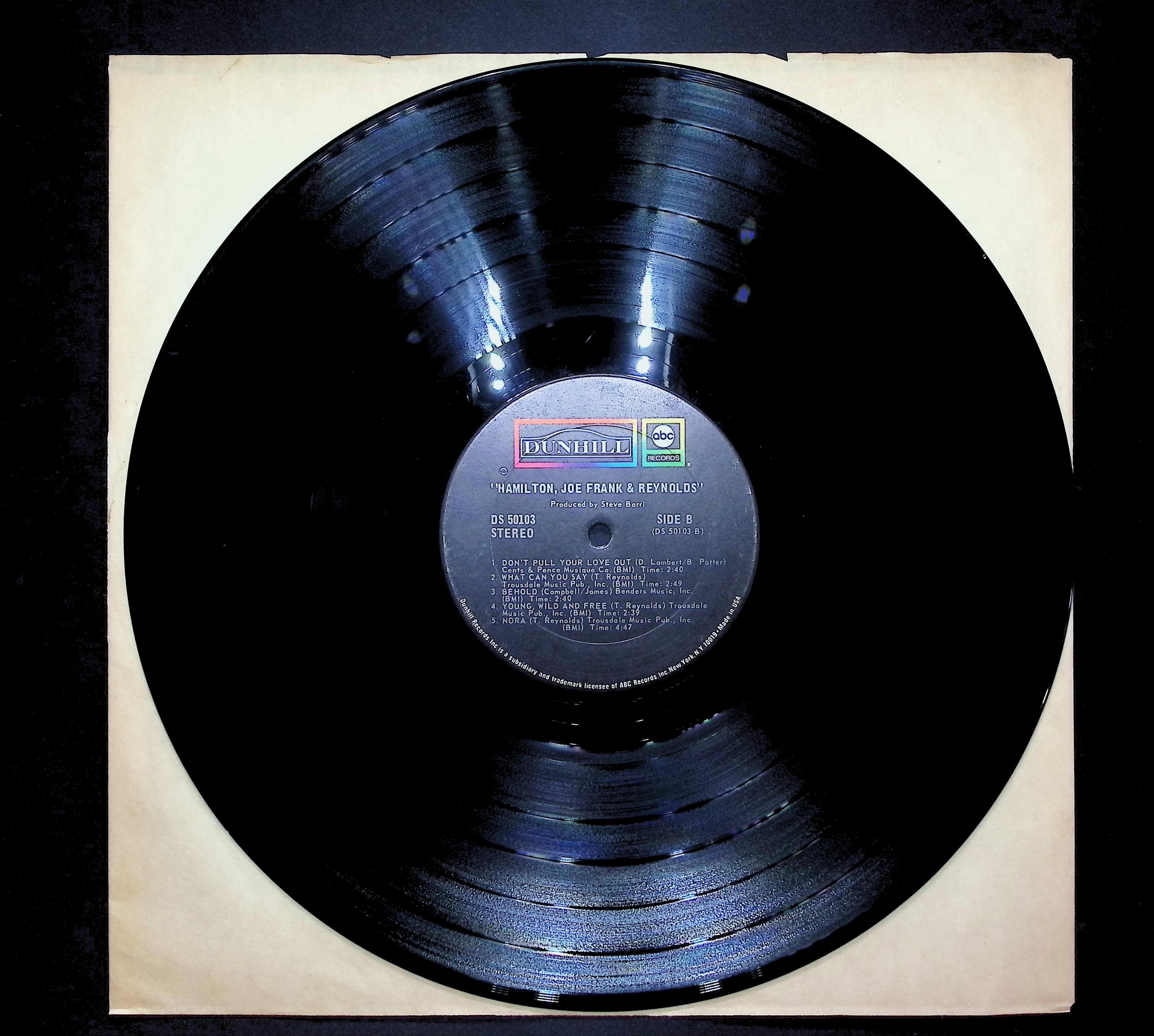 Hamilton, Joe Frank & Reynolds 1971 LP Rock