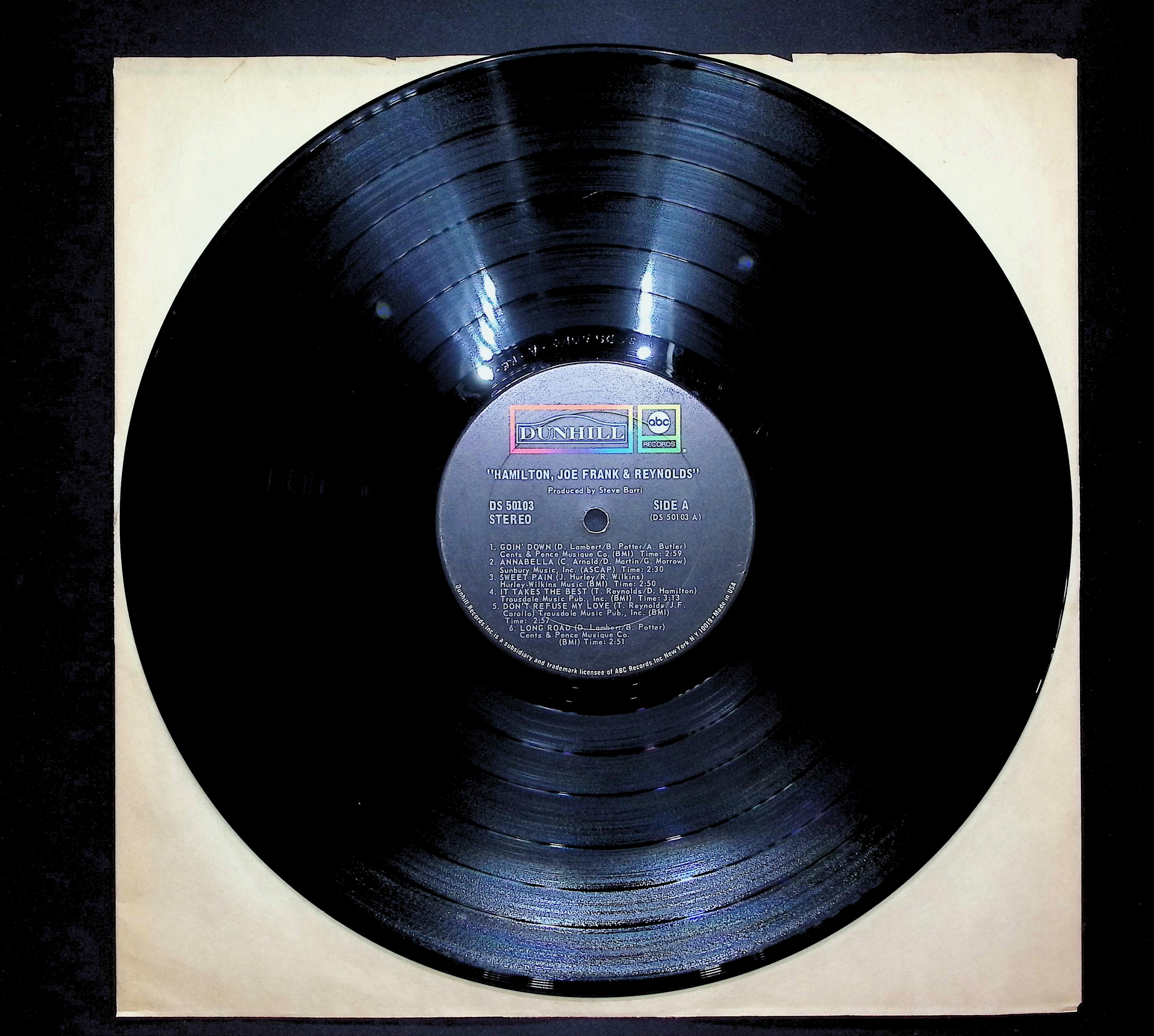 Hamilton, Joe Frank & Reynolds 1971 LP Rock — image 3