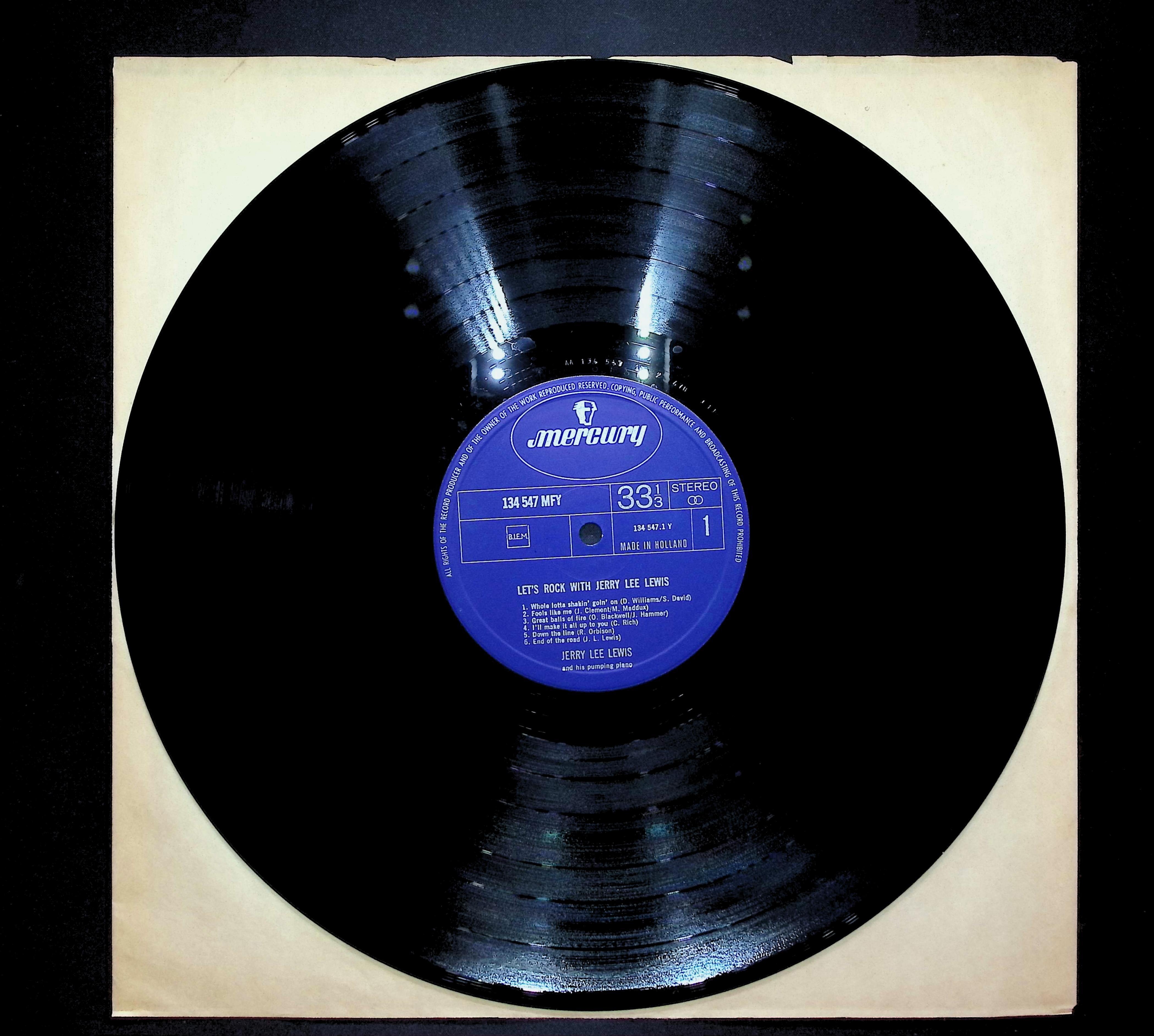 Let's Rock With Jerry Lee Lewis 1968 LP Rock  — image 3