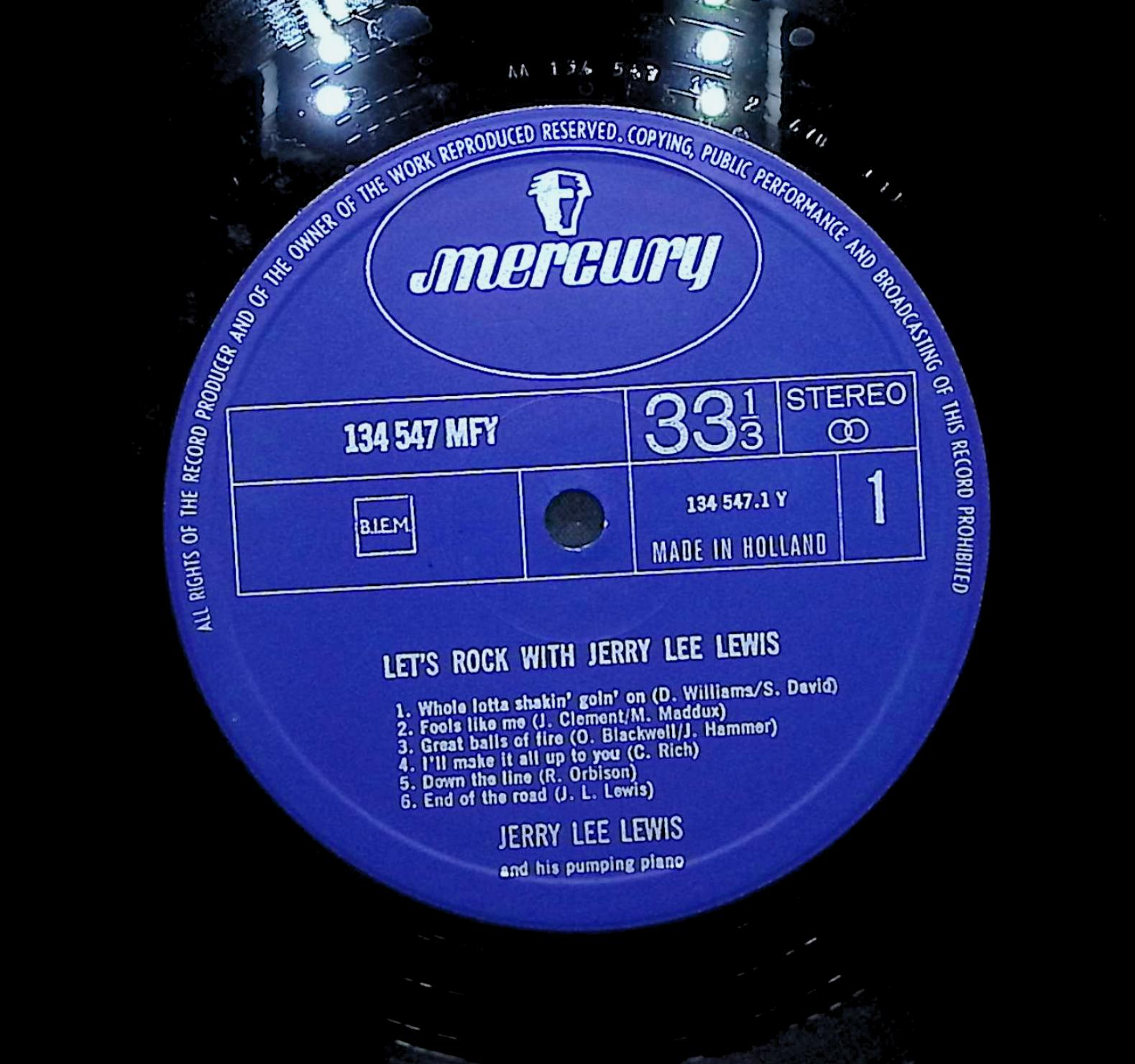 Let's Rock With Jerry Lee Lewis 1968 LP Rock  — image 4