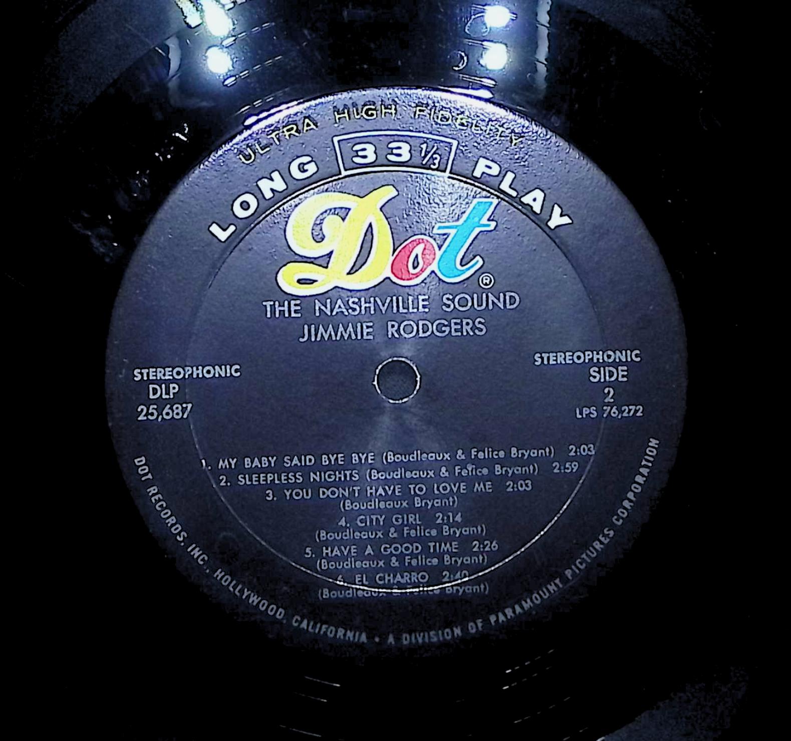 Jimmie Rodgers The Nashville Sound 1966 LP Rock  — image 2