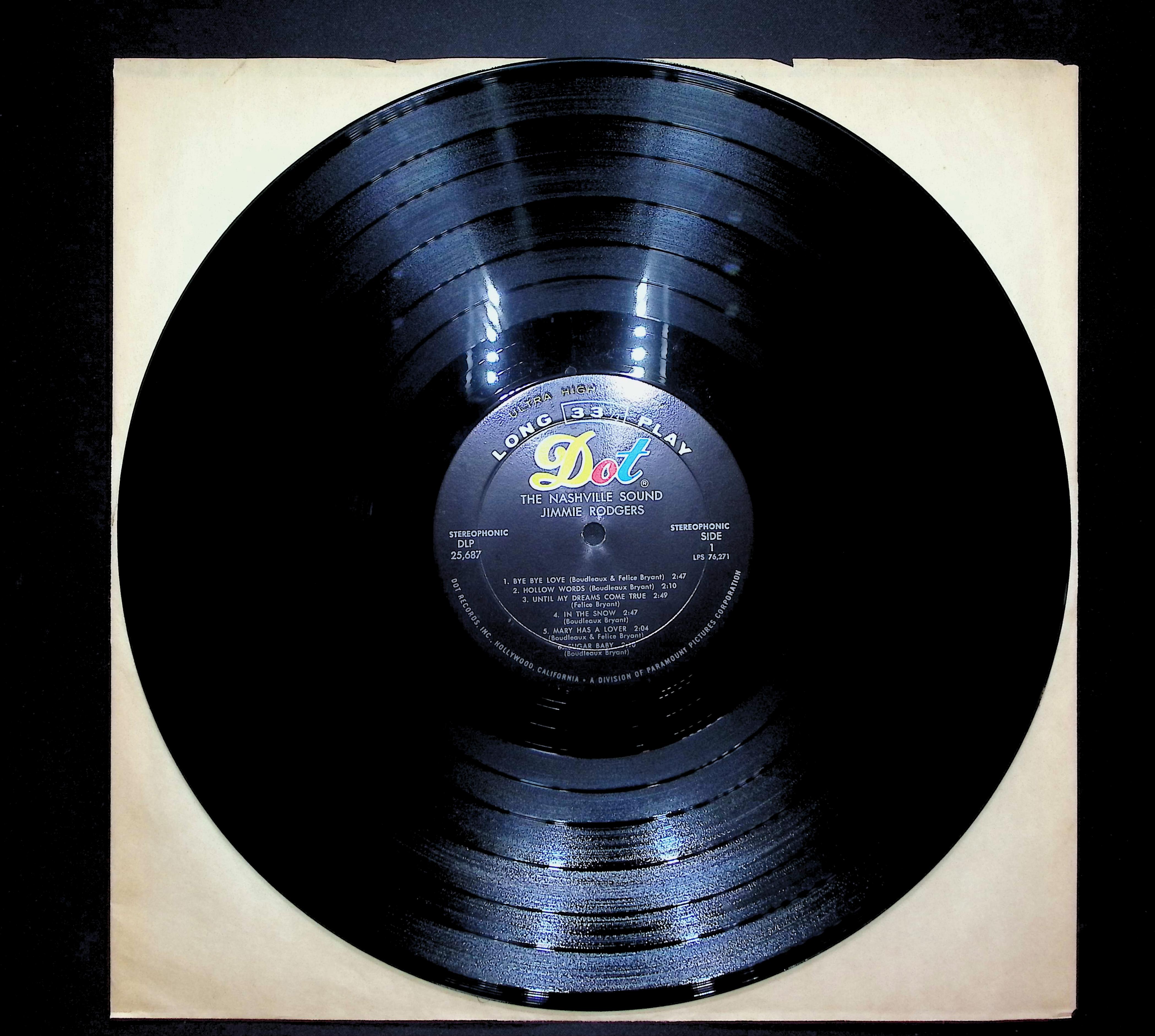 Jimmie Rodgers The Nashville Sound 1966 LP Rock  — image 3