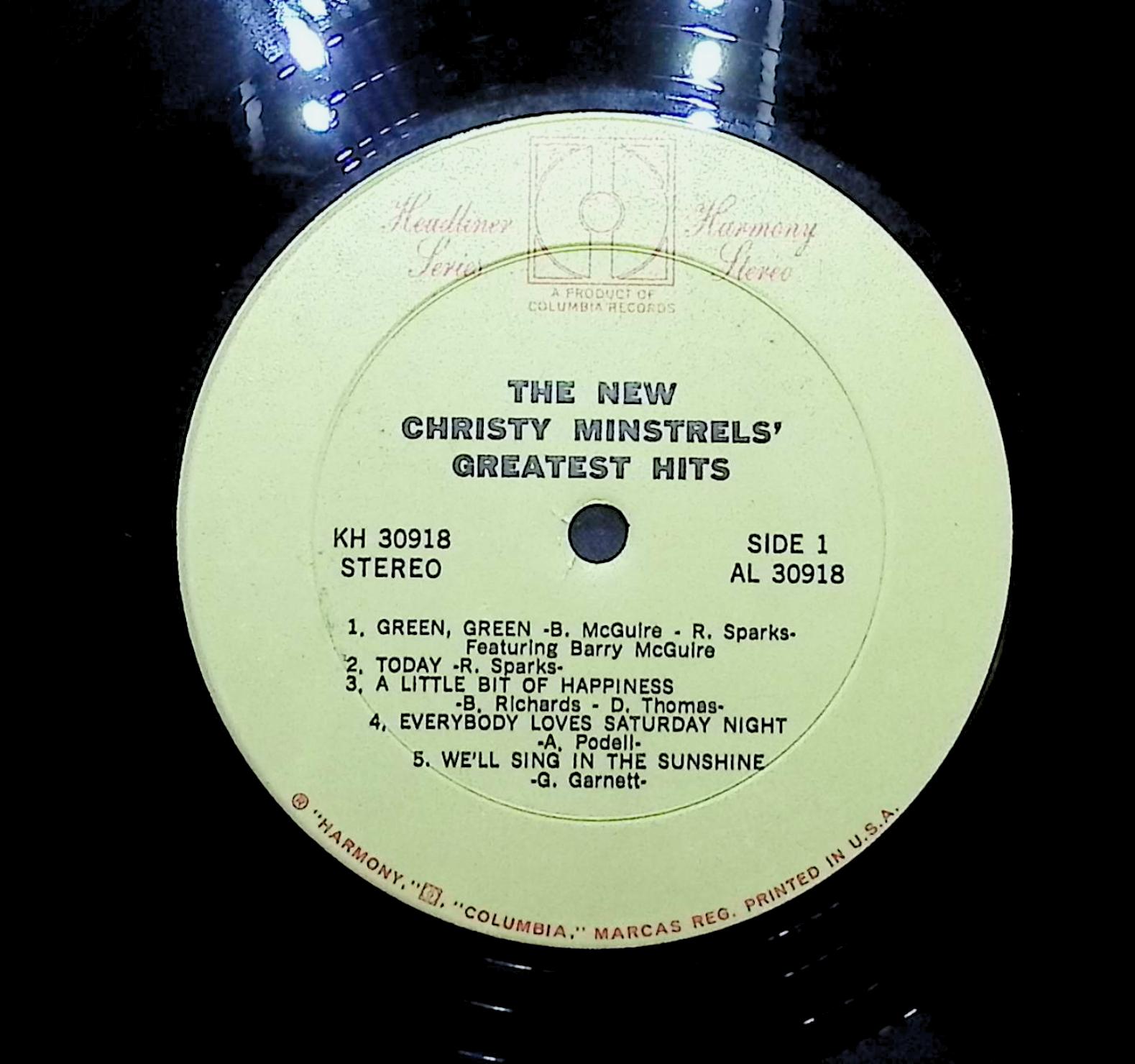  The New Christy Minstrels' Greatest Hits 1971 LP  — image 2