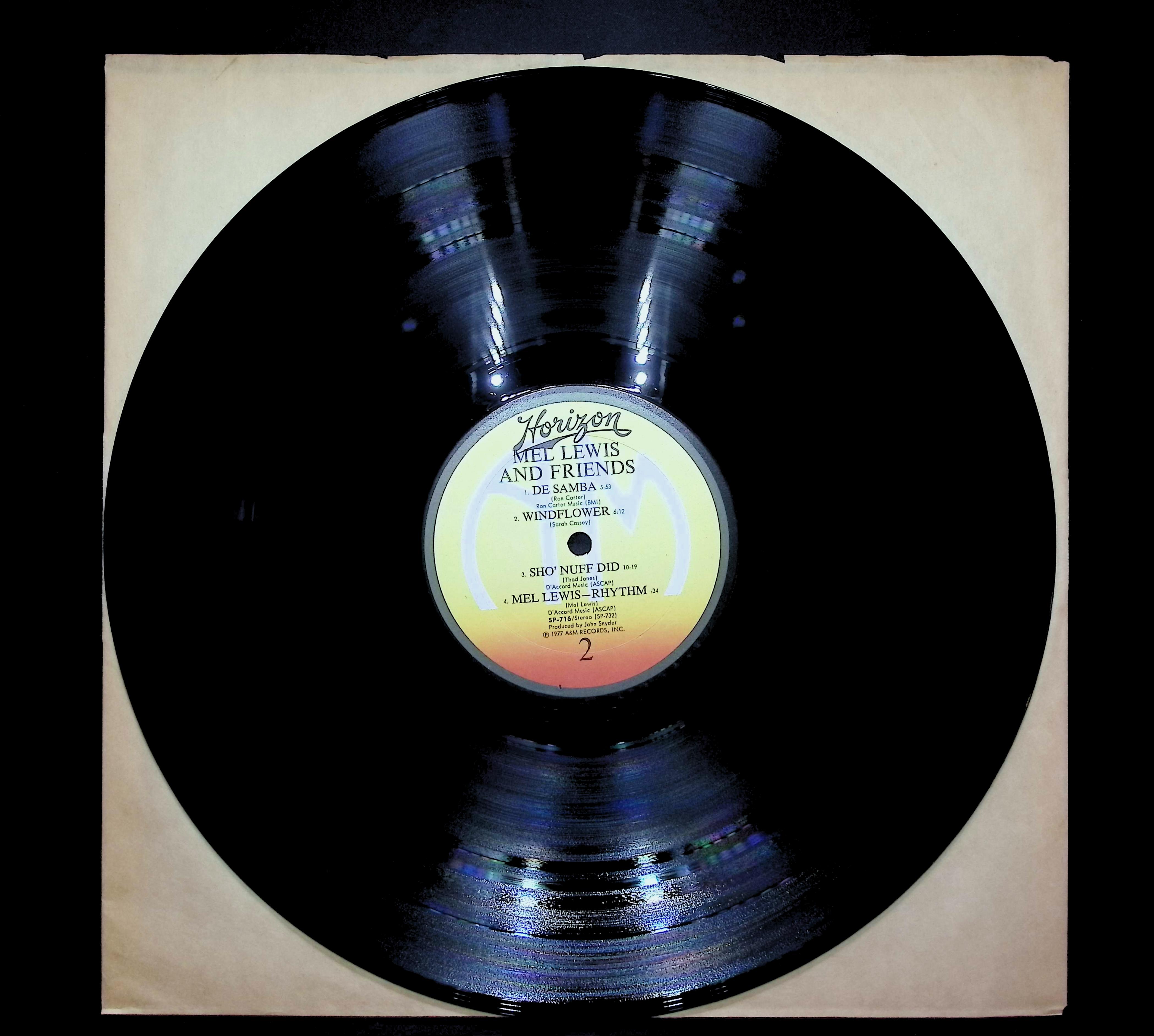 Mel Lewis And Friends 1977 LP Jazz  — image 3