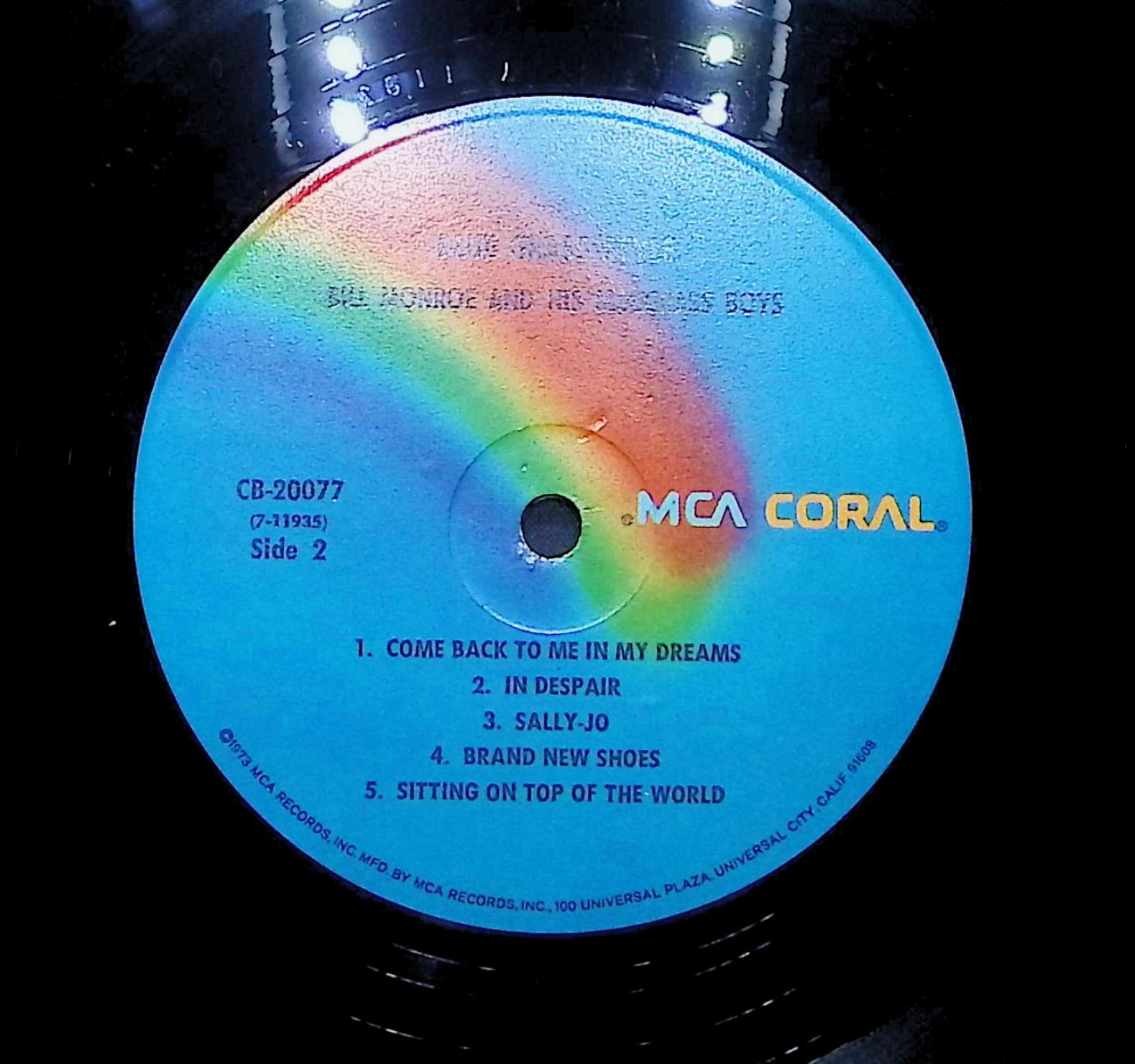 Bill Monroe & His Blue Grass Boys Blue Grass Style 1979 LP Folk, World, & Countr — image 4