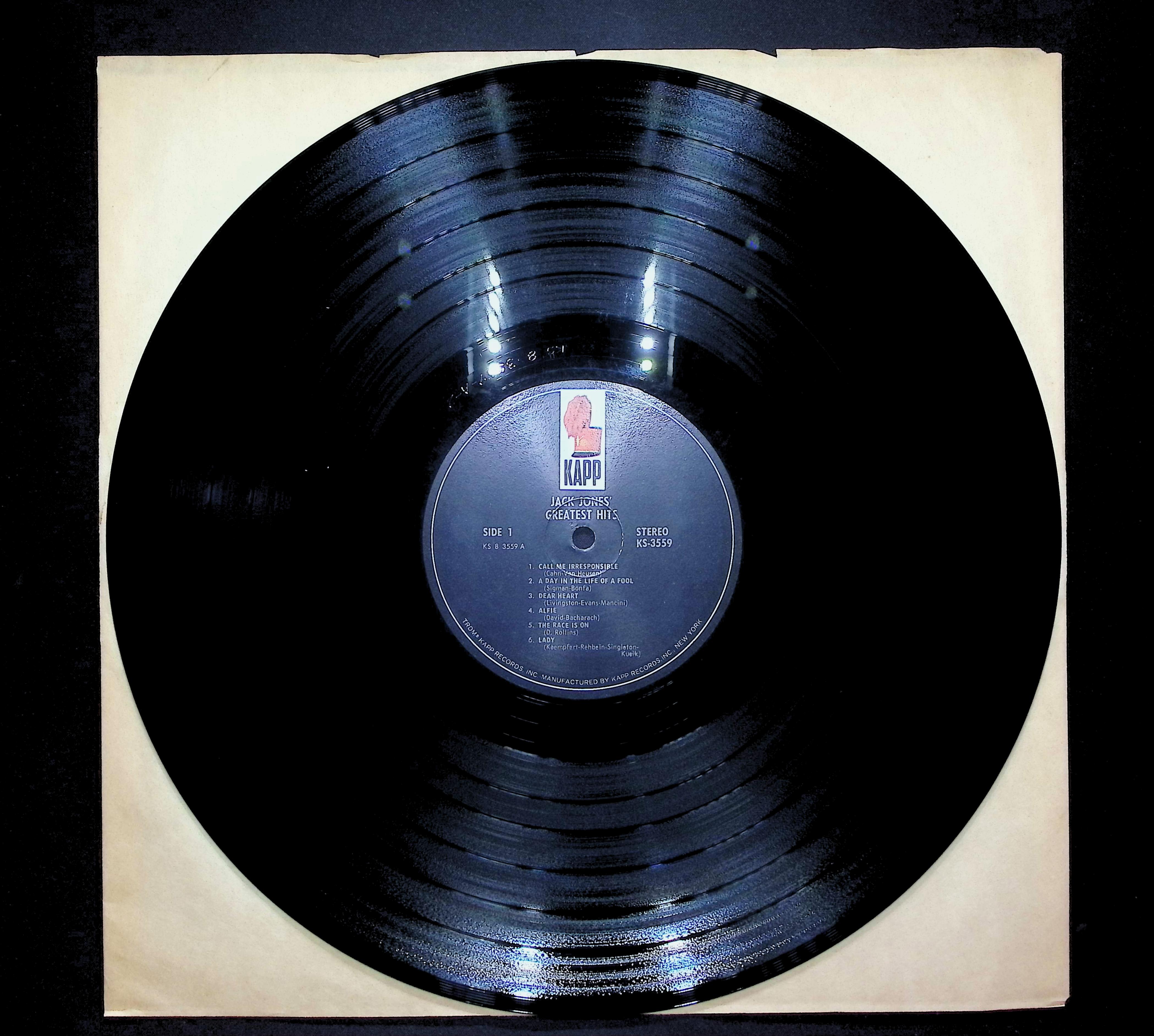 Jack Jones' Greatest Hits 1968 LP Jazz — image 3