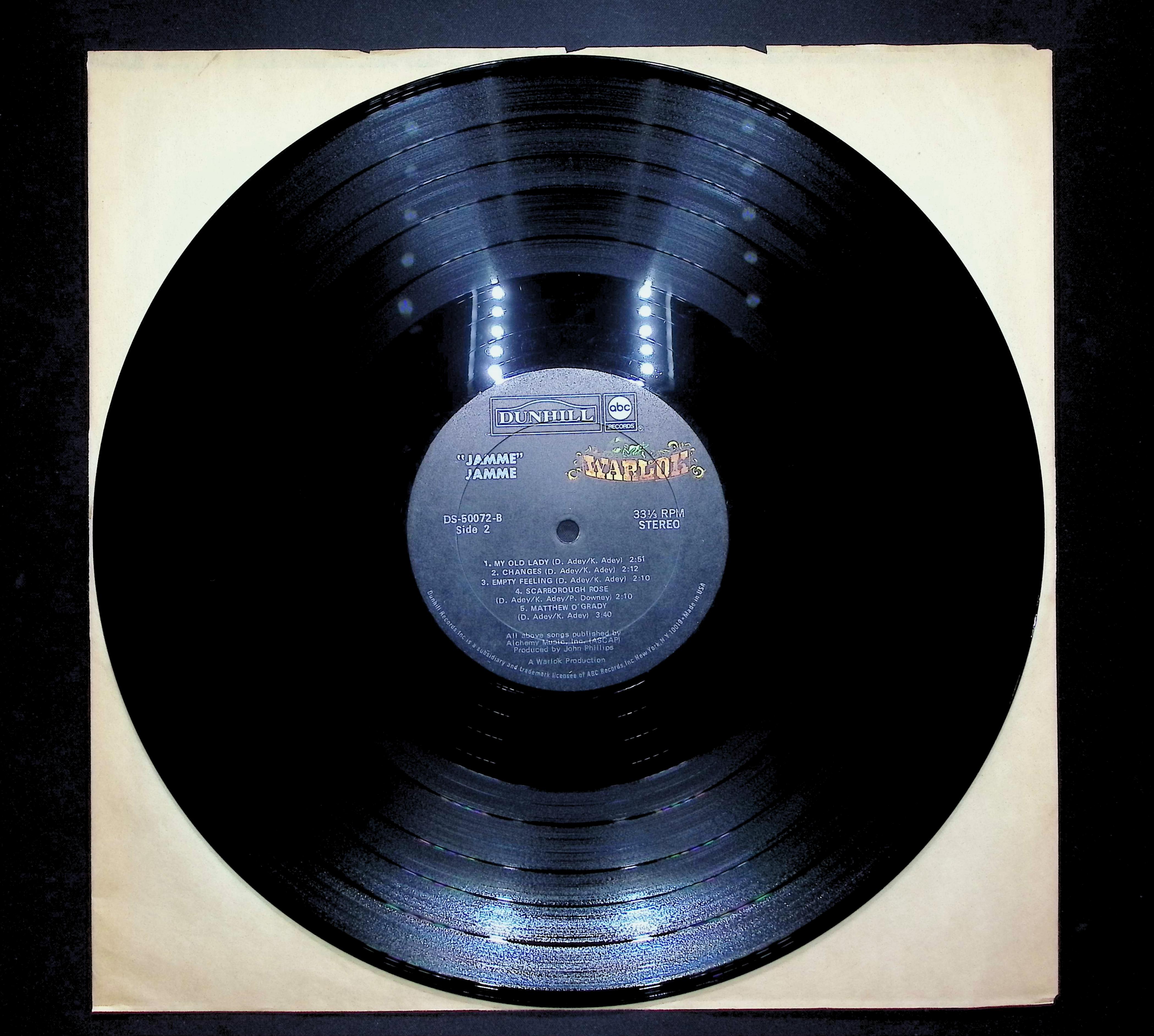 Jamme Jamme 1970 LP Rock