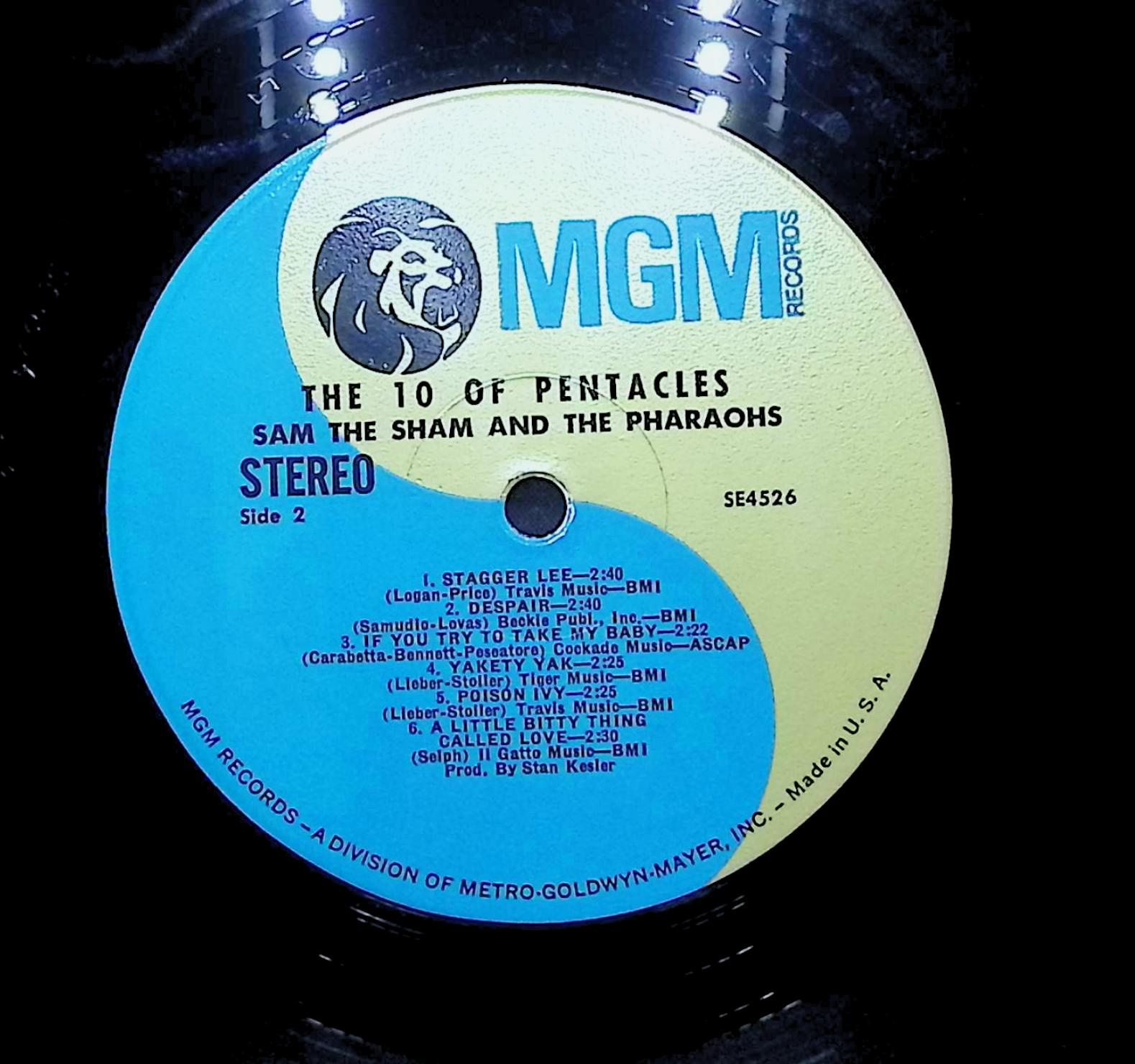 Sam The Sham Ten Of Pentacles 1968 LP Rock  — image 2