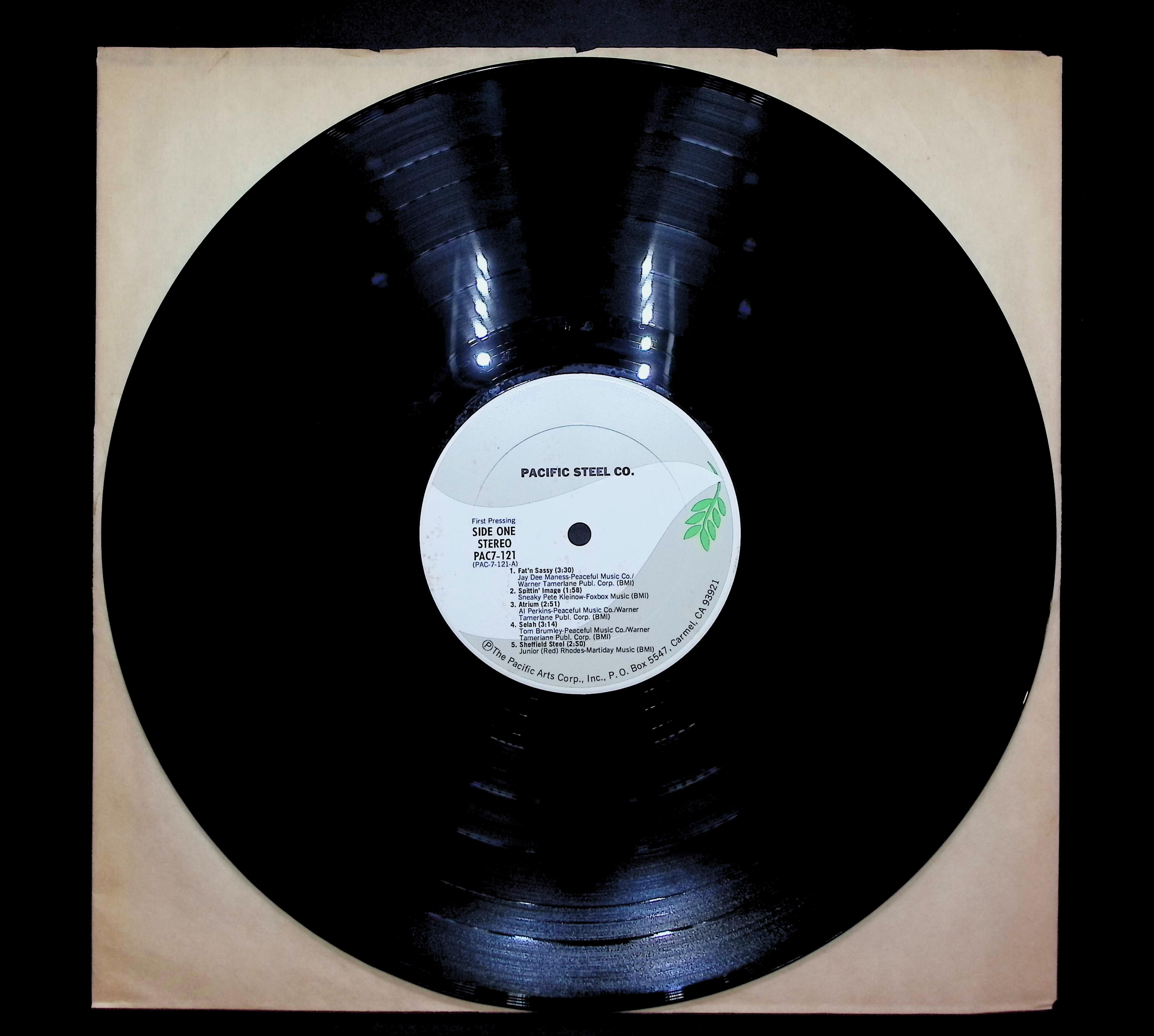 Pacific Steel Company 1978 LP Folk, World, & Country  — image 3