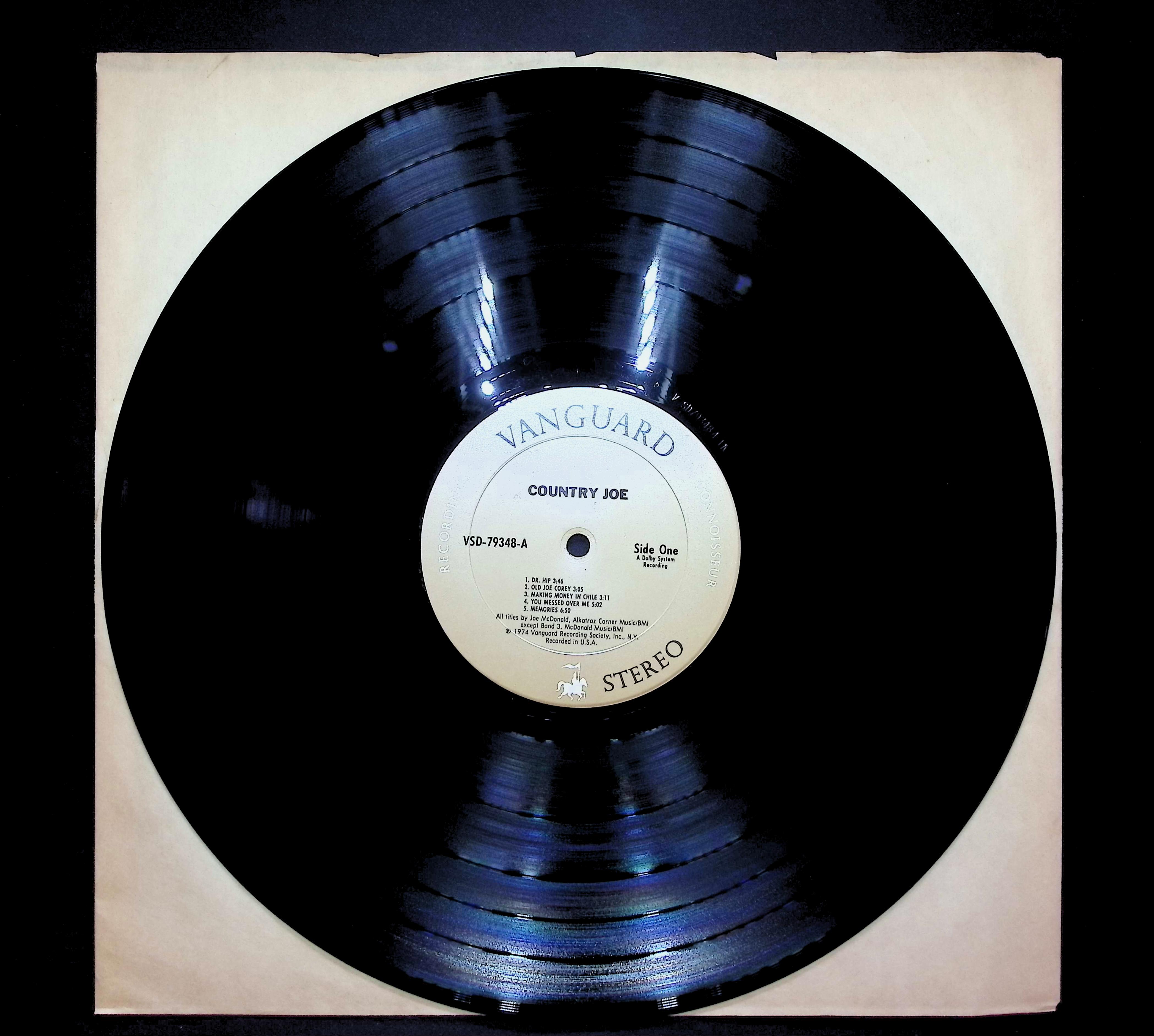 Country Joe 1974 LP Rock Side One & Two — image 3