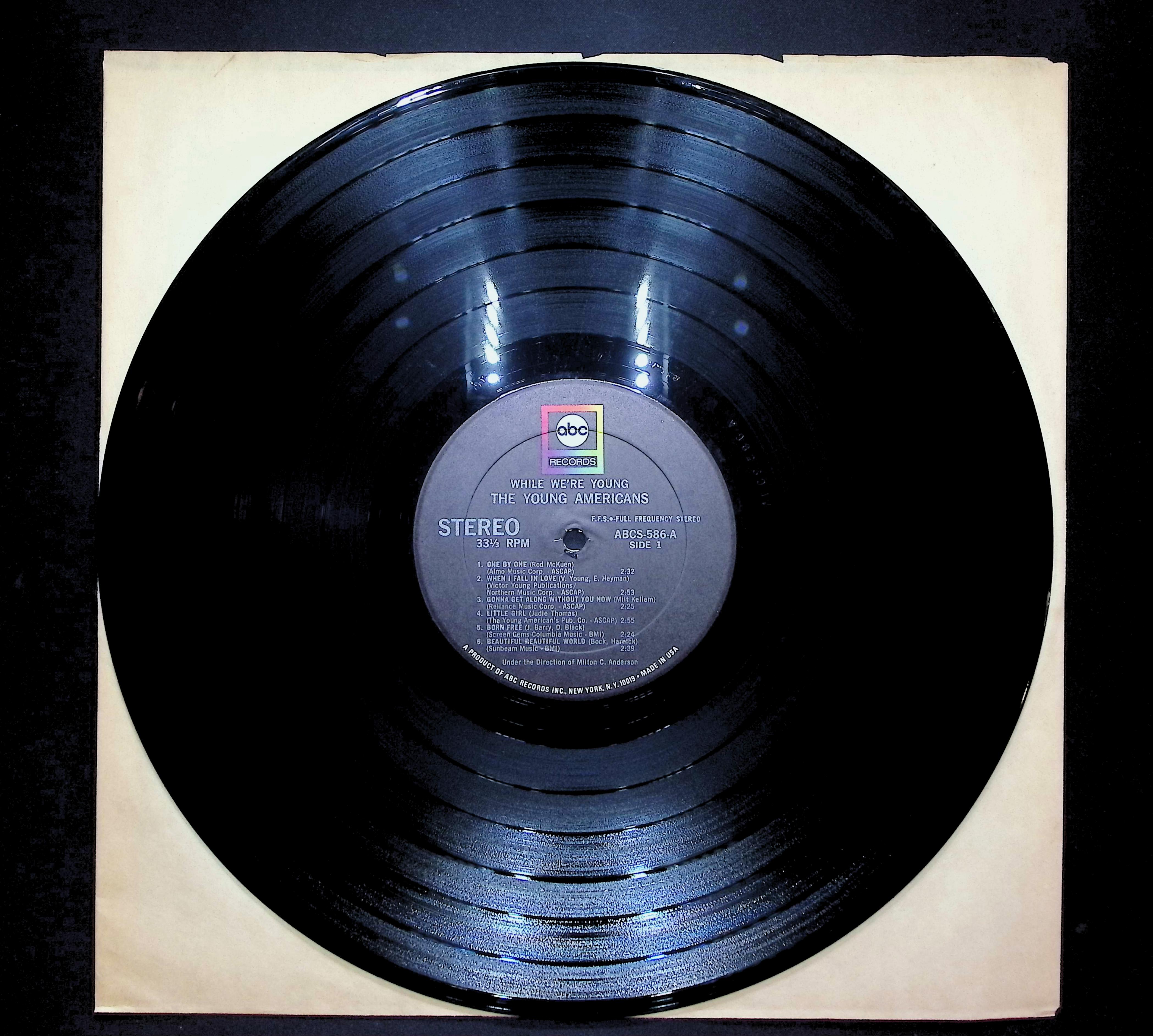 The Young Americans While We're Young 1967 LP Pop Side 1 & 2  — image 3