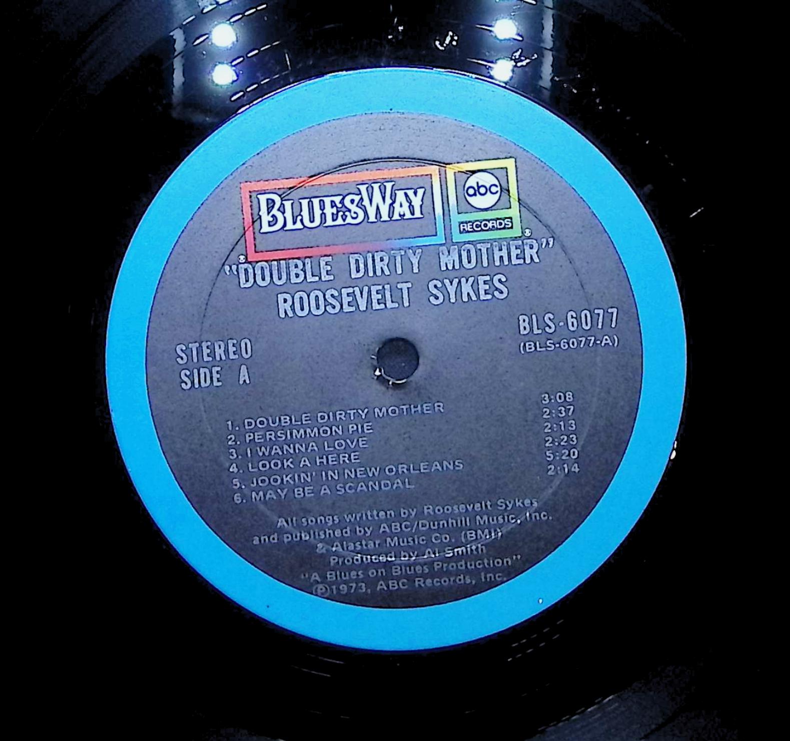 Roosevelt Sykes Dirty Double Mother 1973 LP Blues Side A & B — image 2