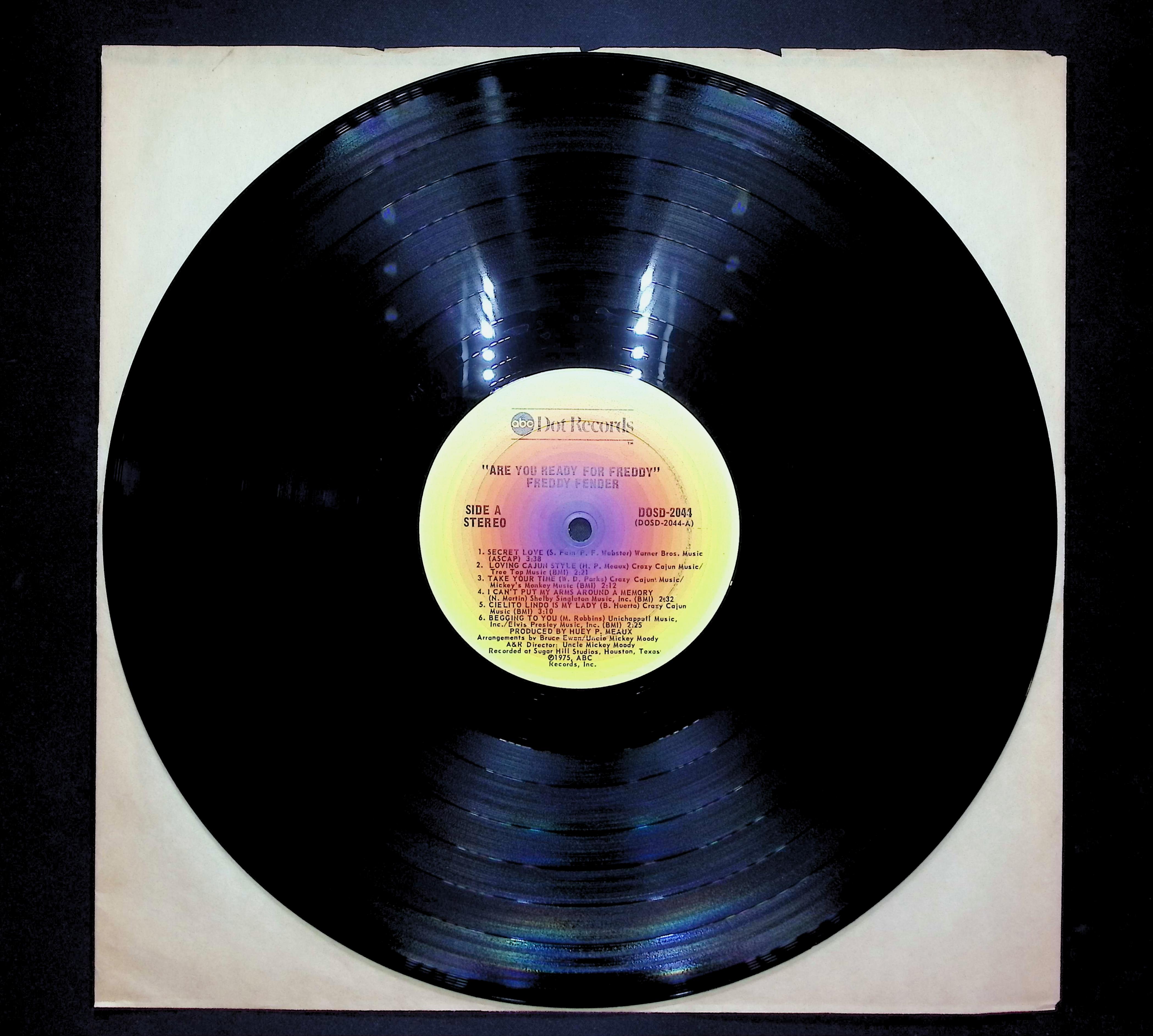 Freddy Fender Are You Ready For Freddy 1975 LP Rock Side A & B  — image 3