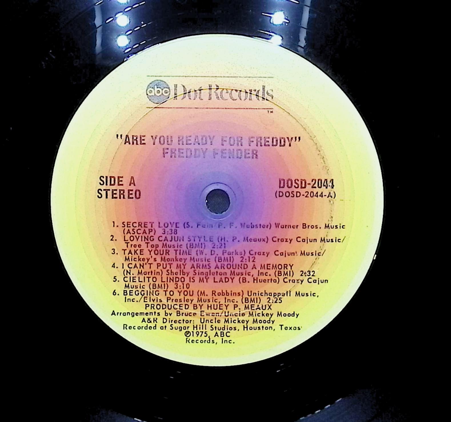 Freddy Fender Are You Ready For Freddy 1975 LP Rock Side A & B  — image 4